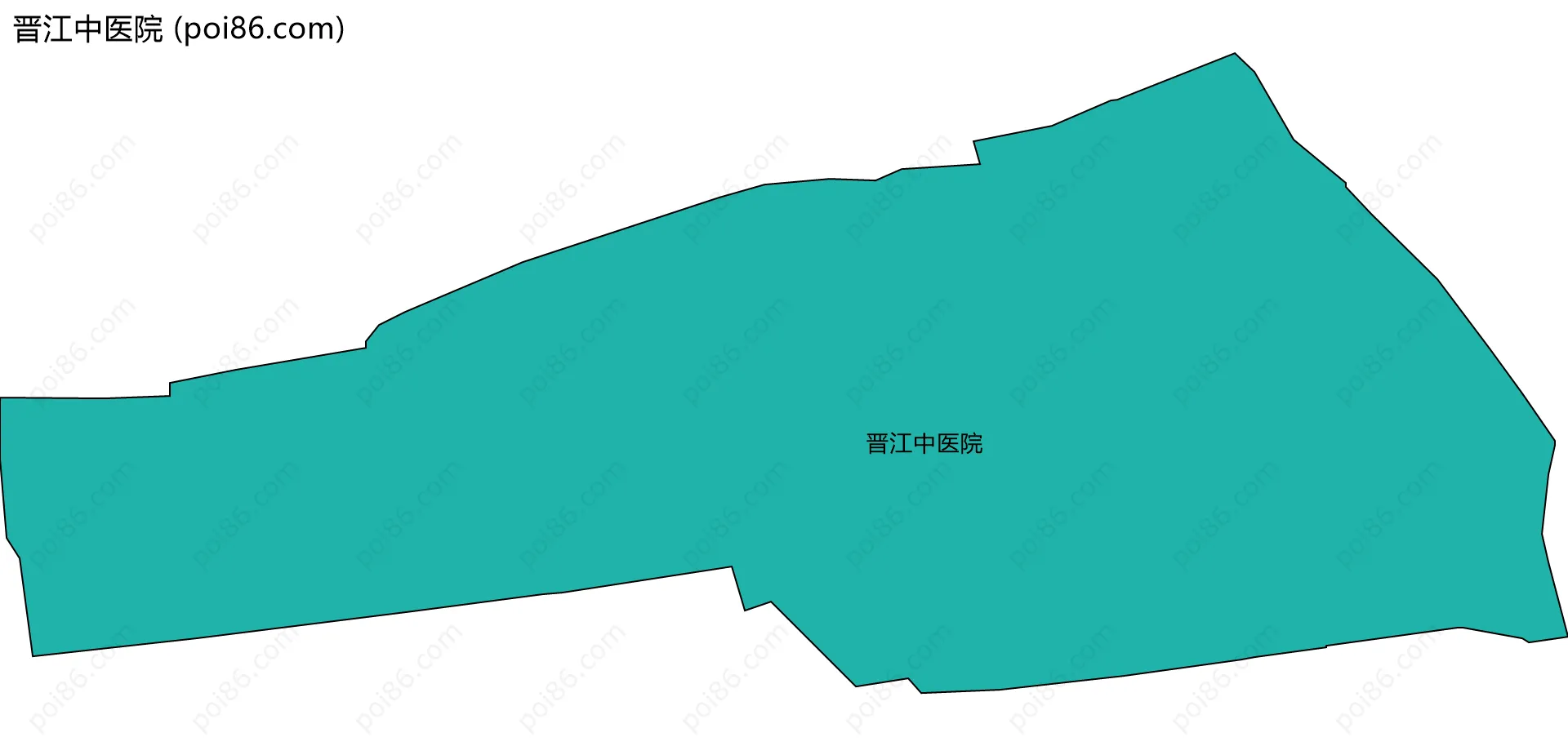 晋江中医院边界地图
