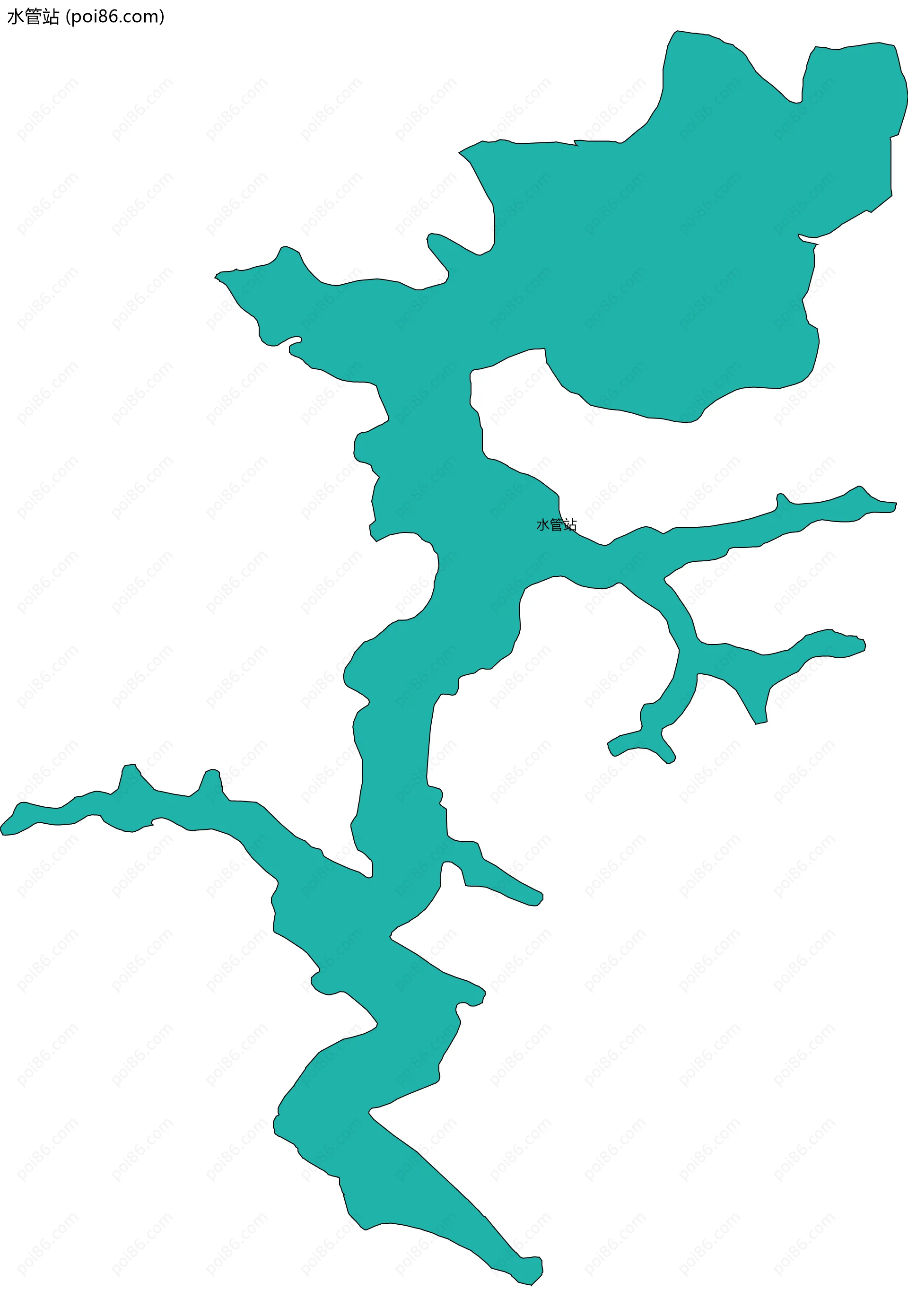 水管站边界地图