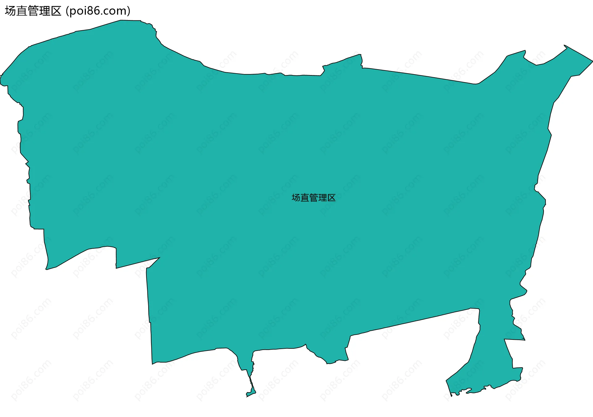 场直管理区边界地图