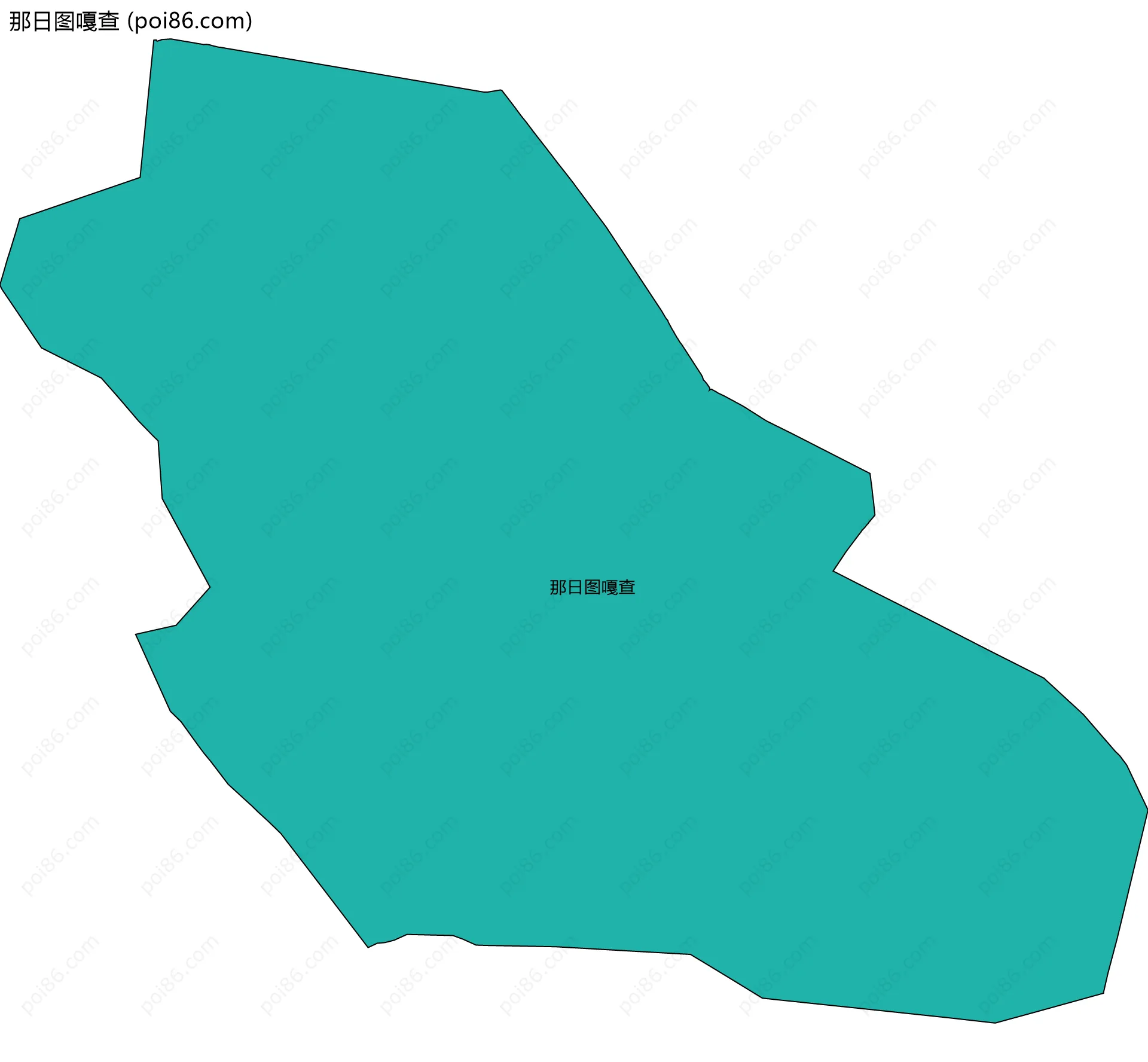 那日图嘎查边界地图