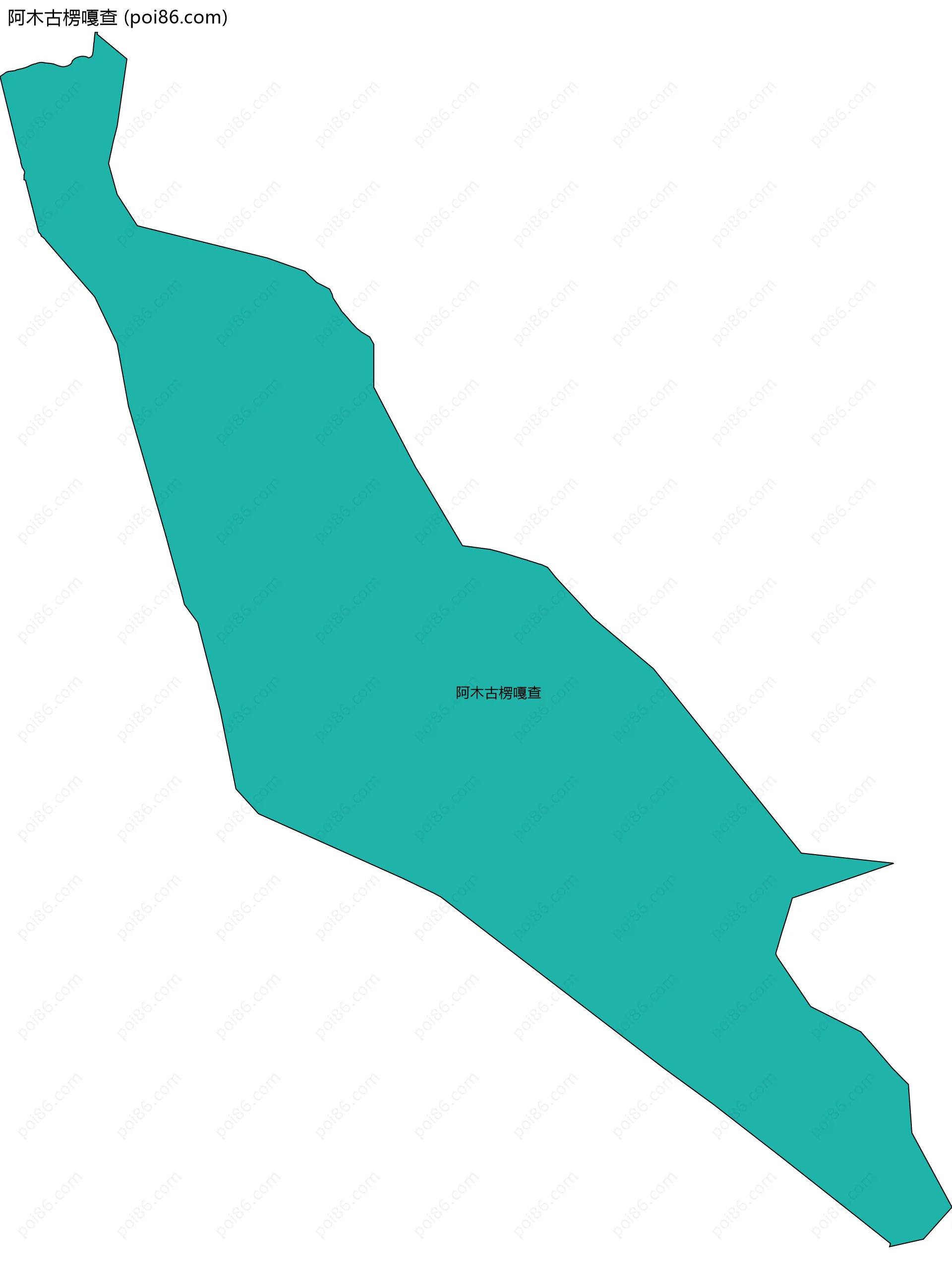 阿木古楞嘎查边界地图