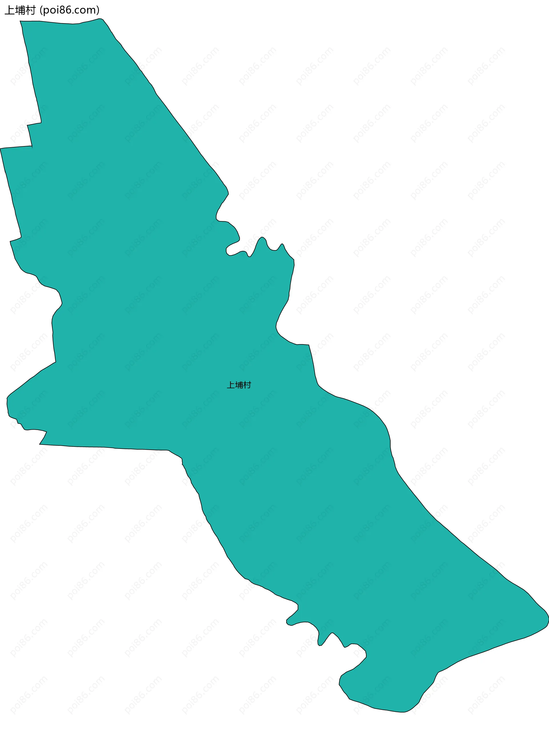 上埔村边界地图