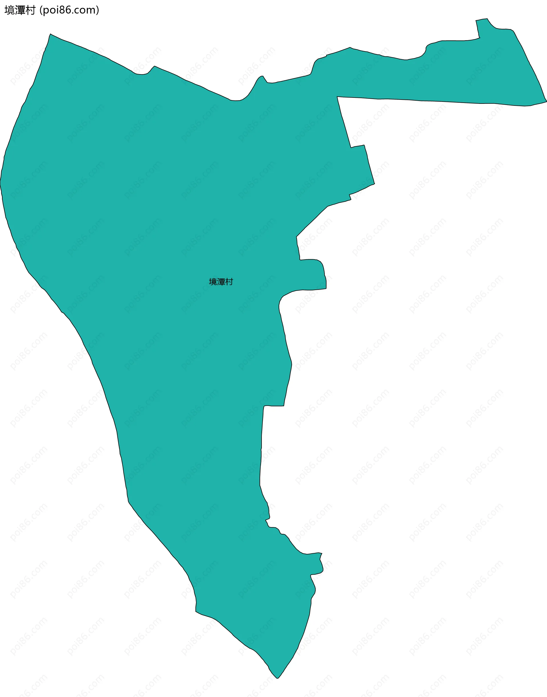 境潭村边界地图