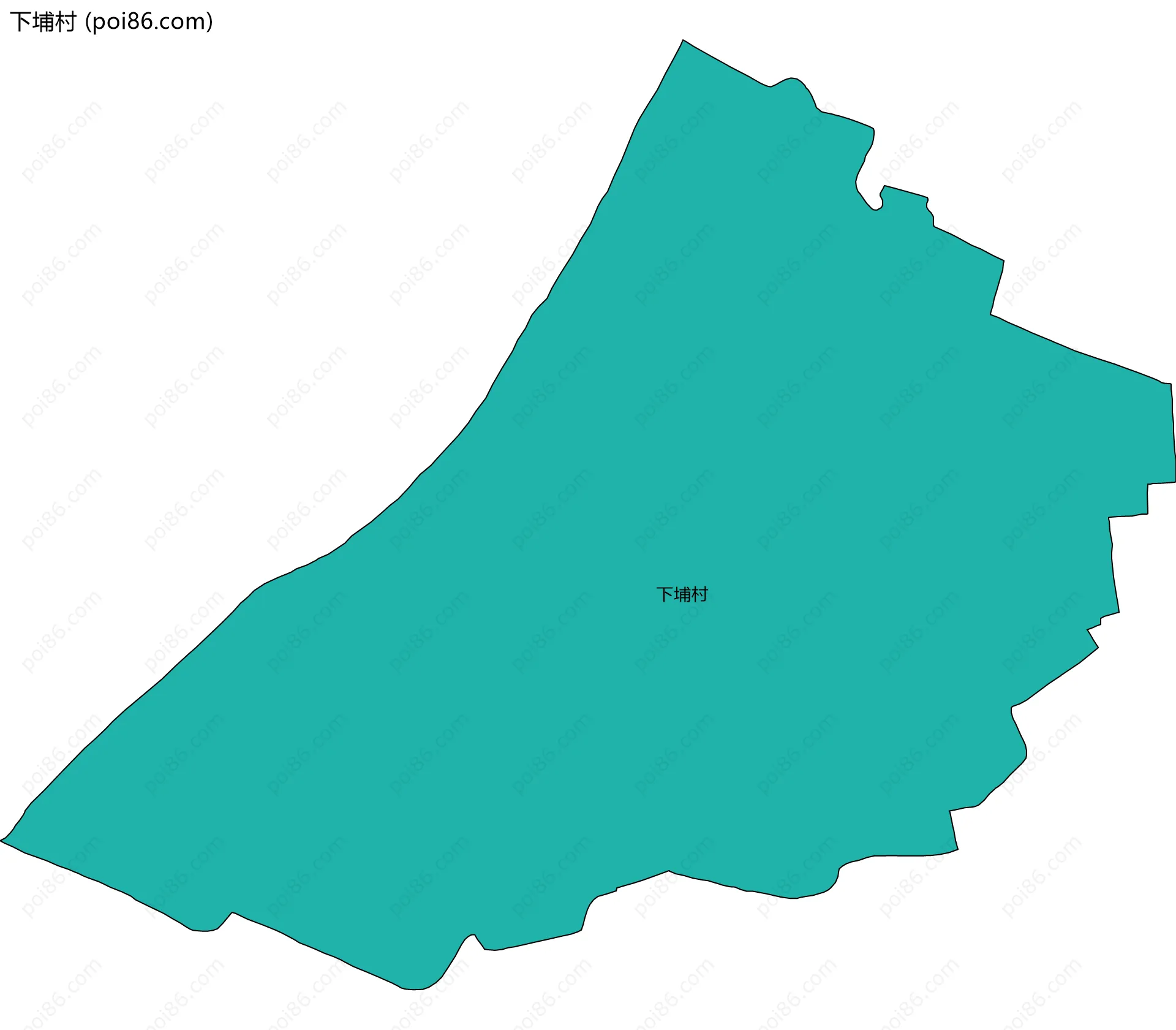 下埔村边界地图