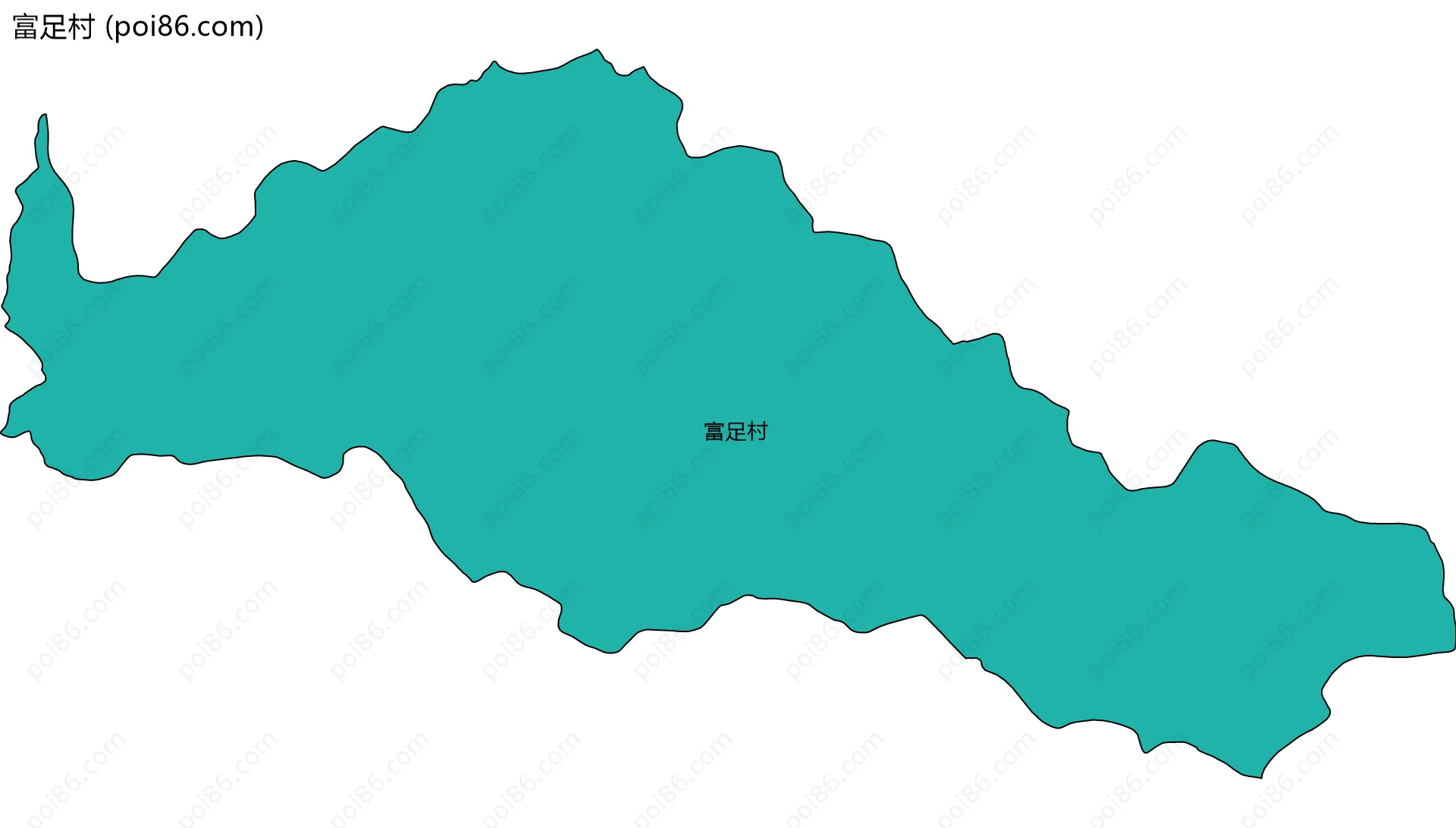 富足村边界地图