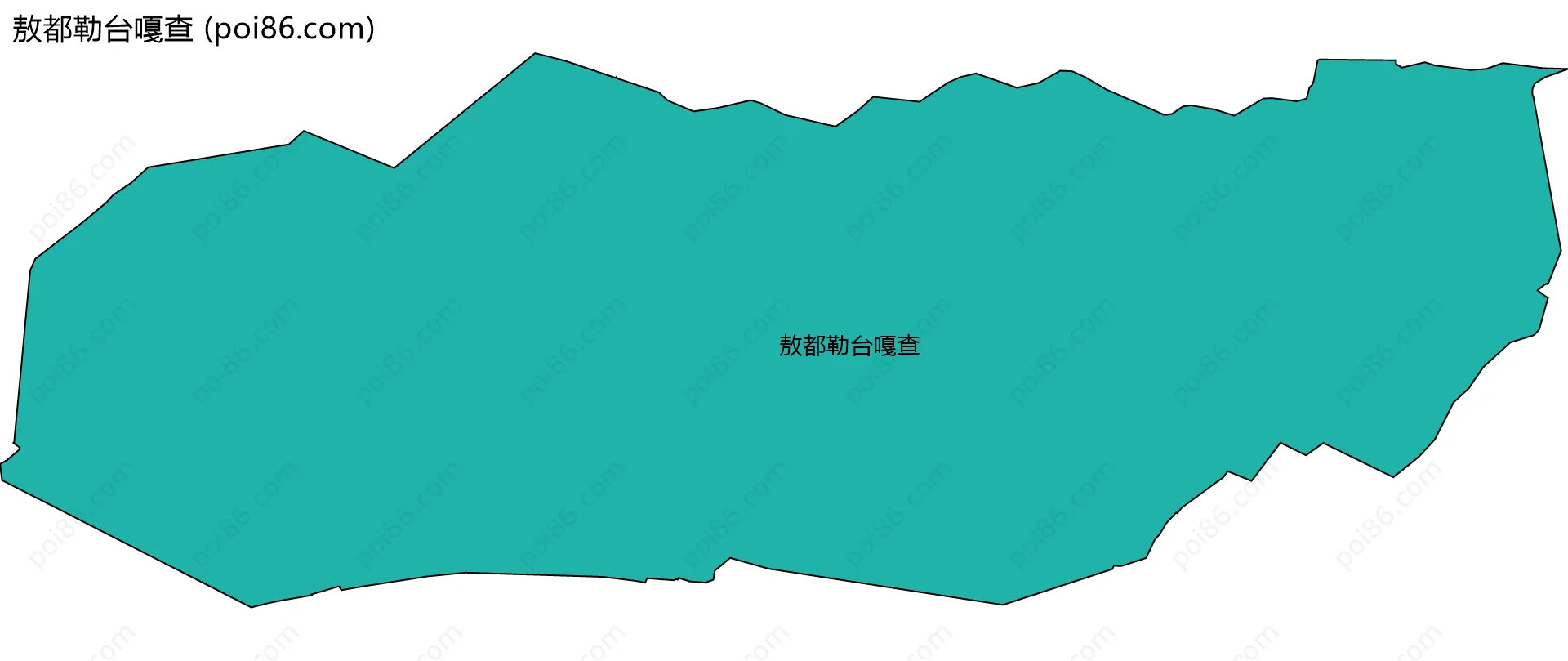 敖都勒台嘎查边界地图