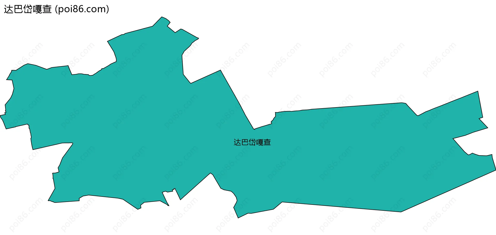 达巴岱嘎查边界地图