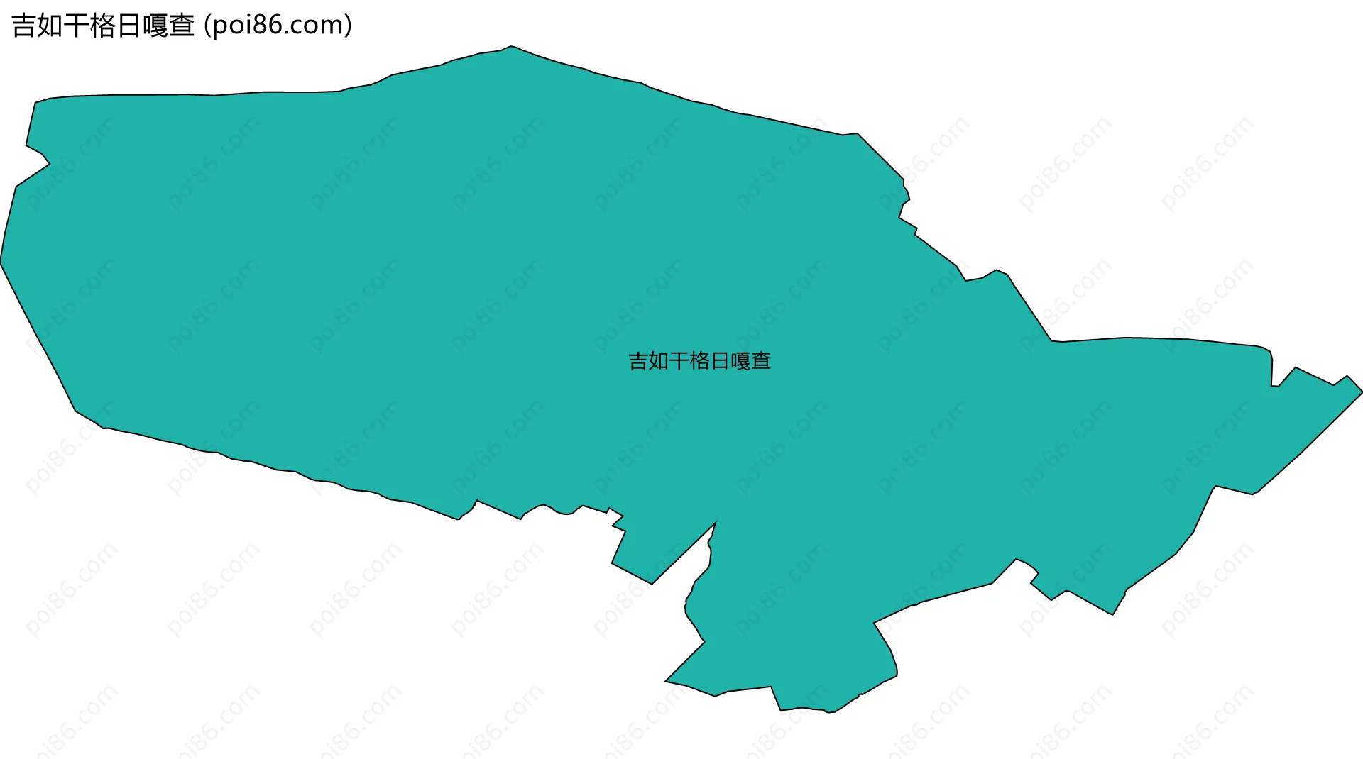 吉如干格日嘎查边界地图