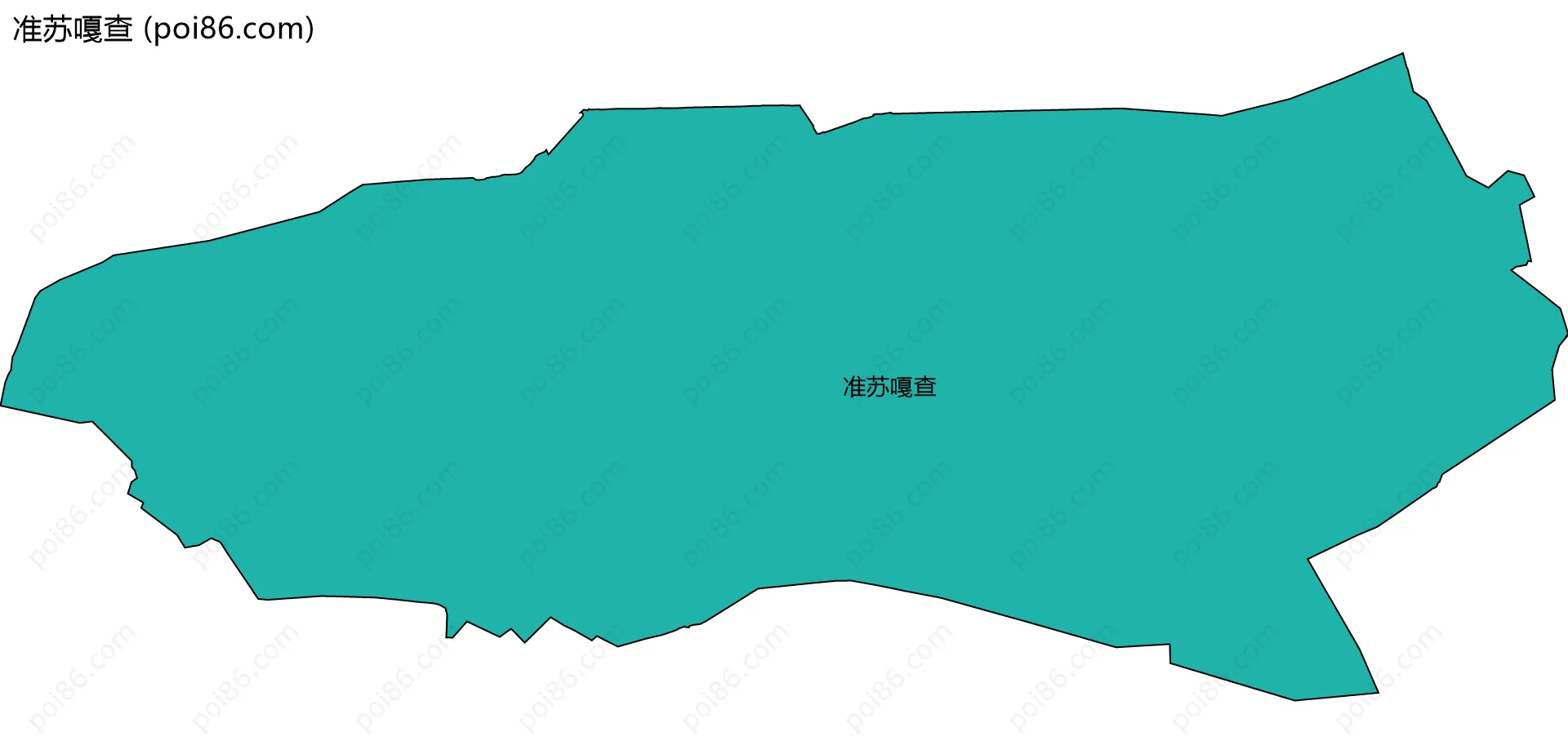 准苏嘎查边界地图