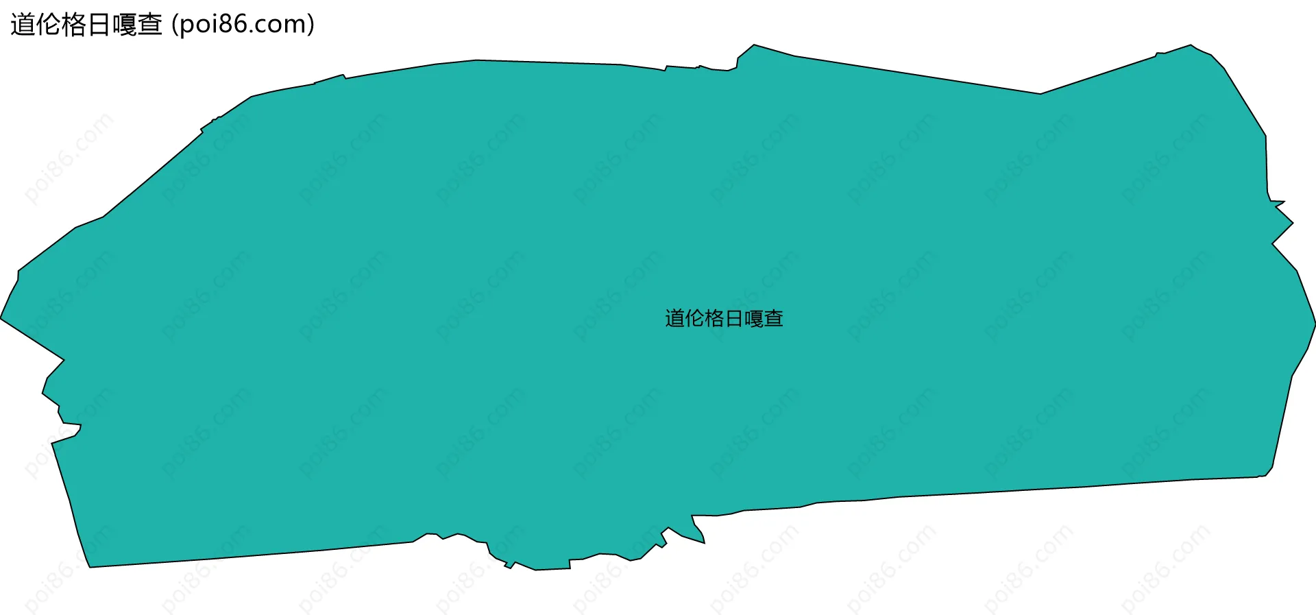 道伦格日嘎查边界地图