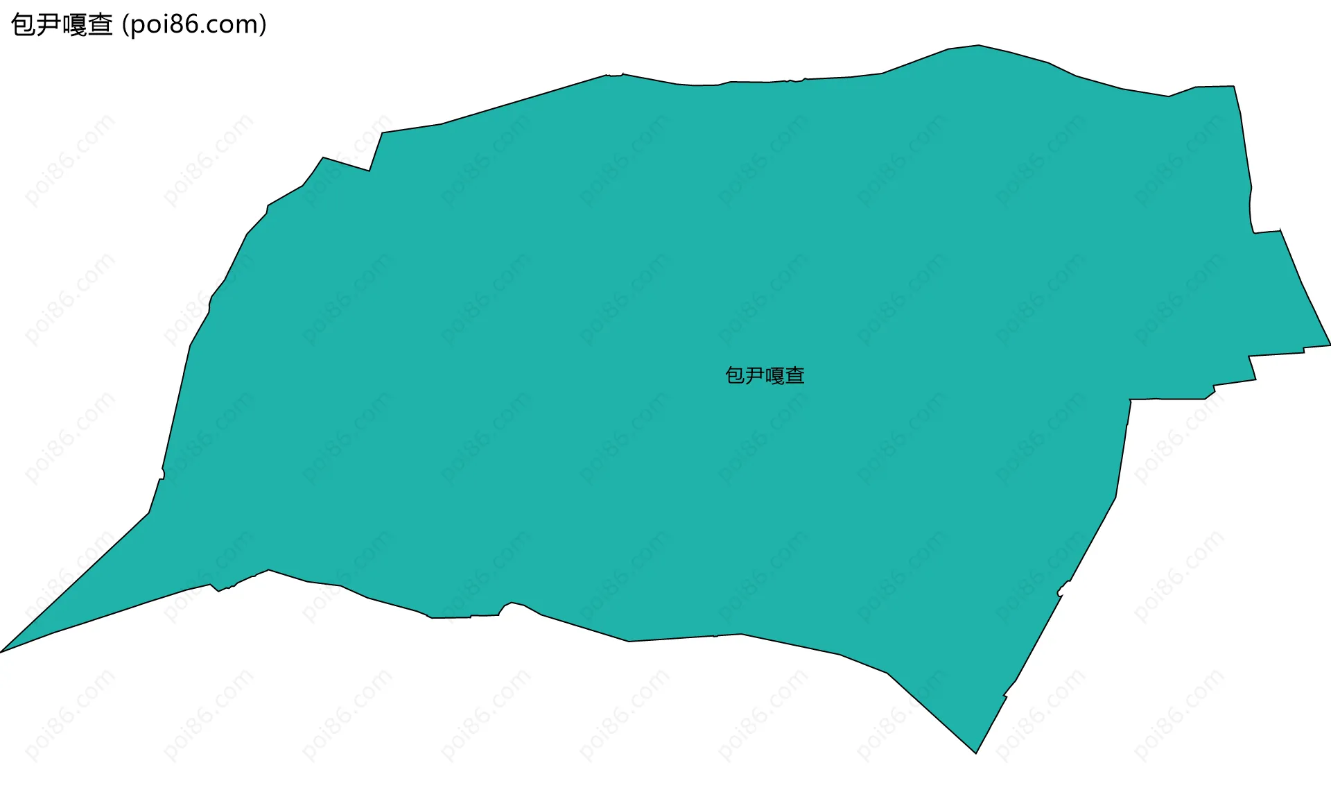包尹嘎查边界地图