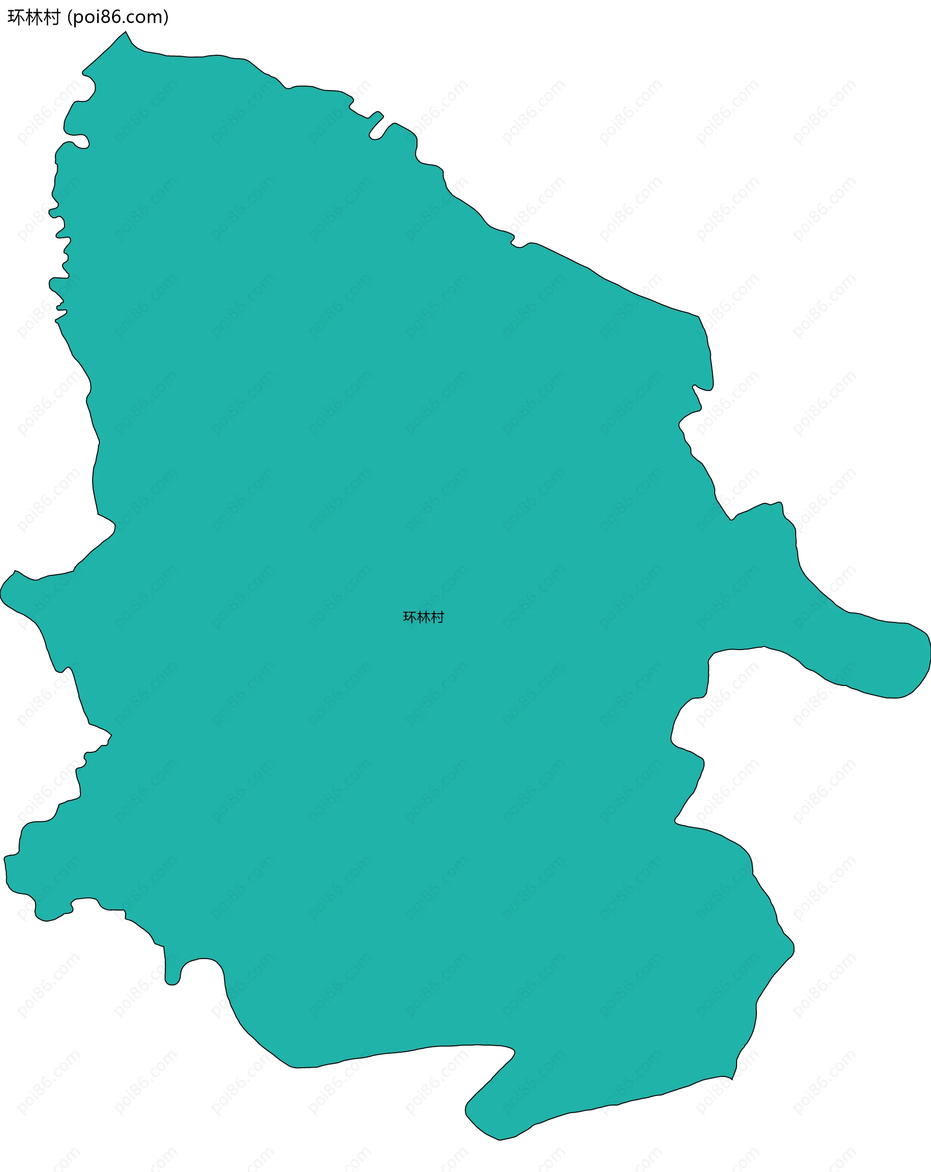 环林村边界地图