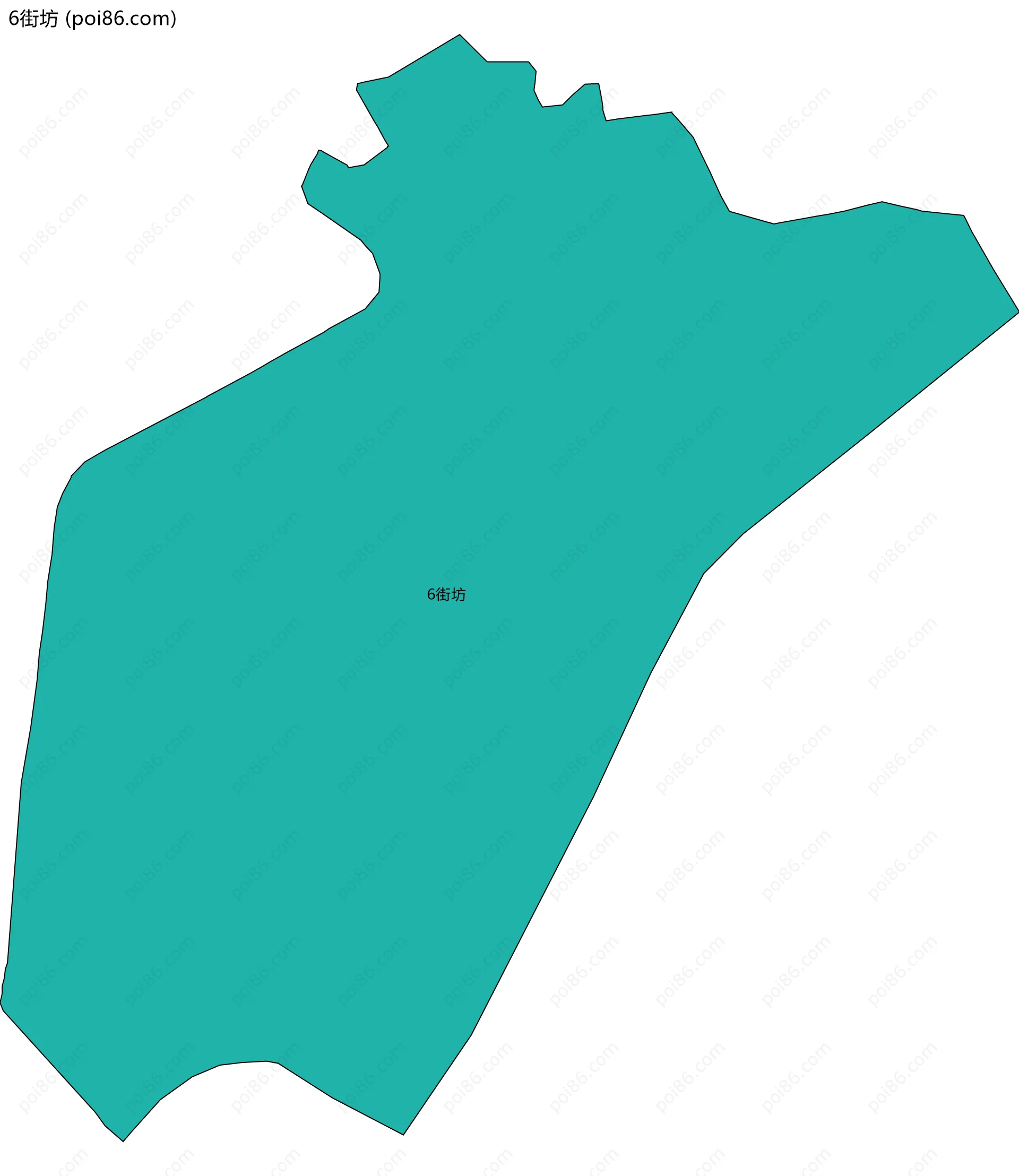 6街坊边界地图