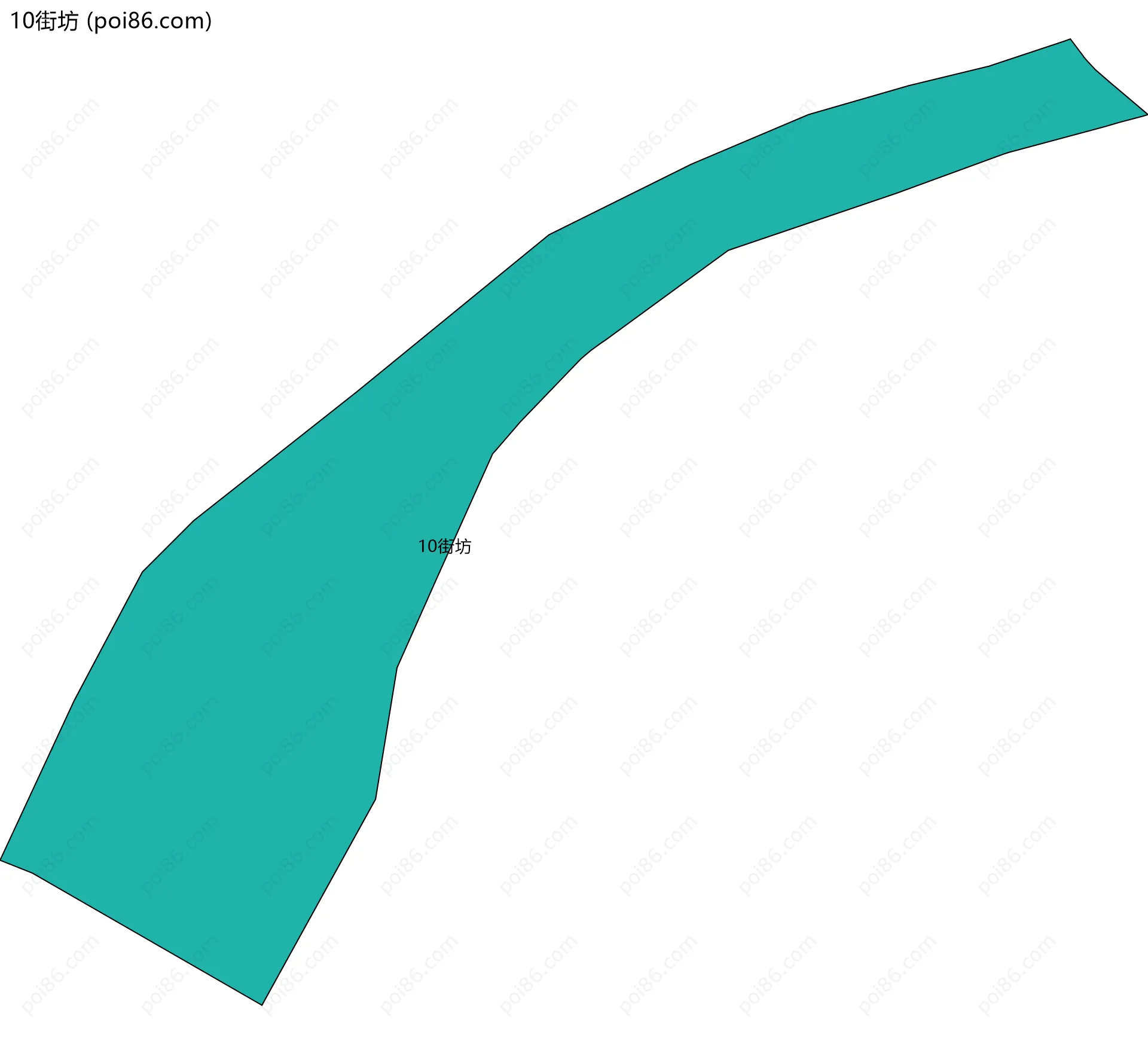 10街坊边界地图