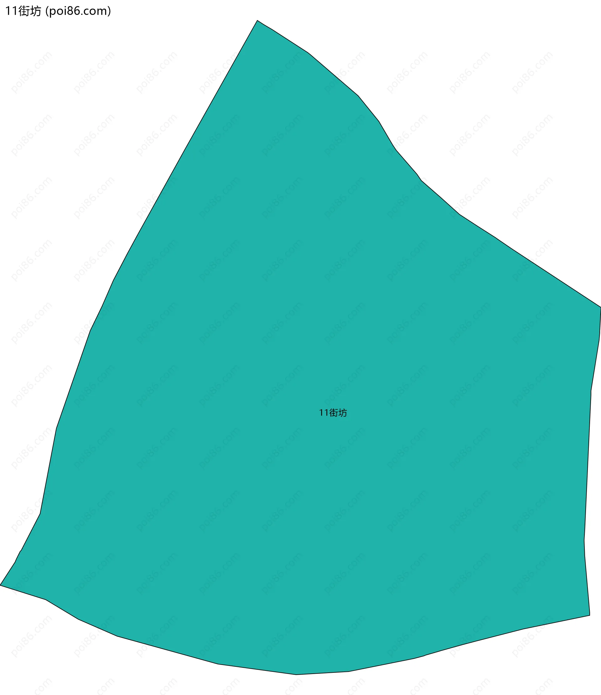 11街坊边界地图