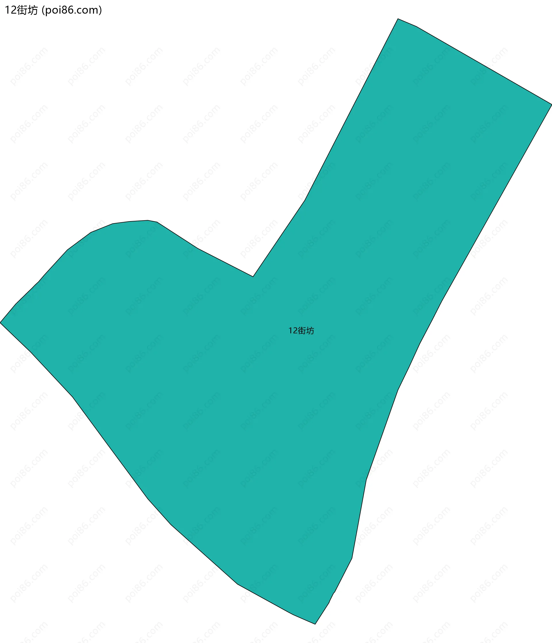 12街坊边界地图