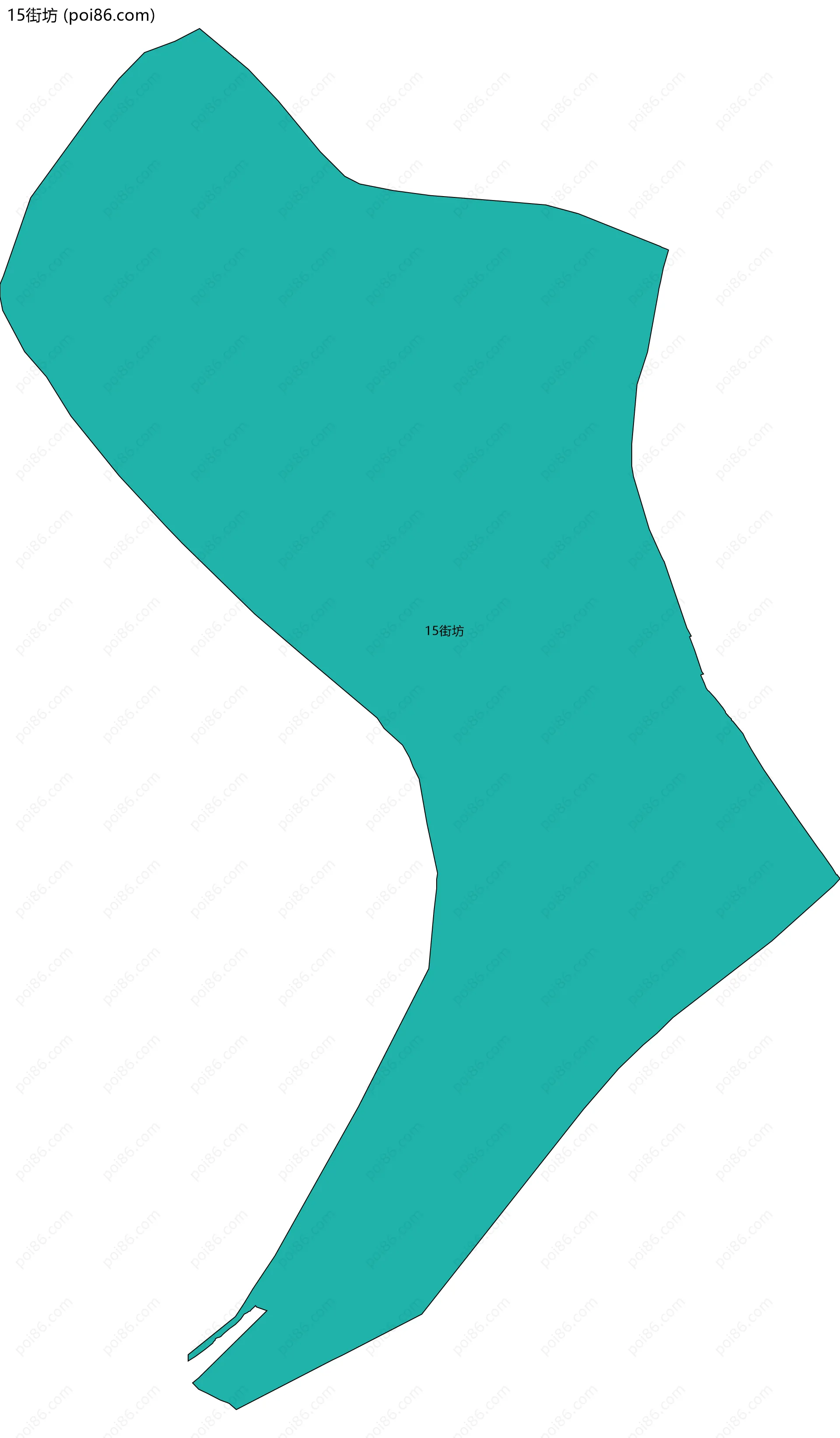 15街坊边界地图