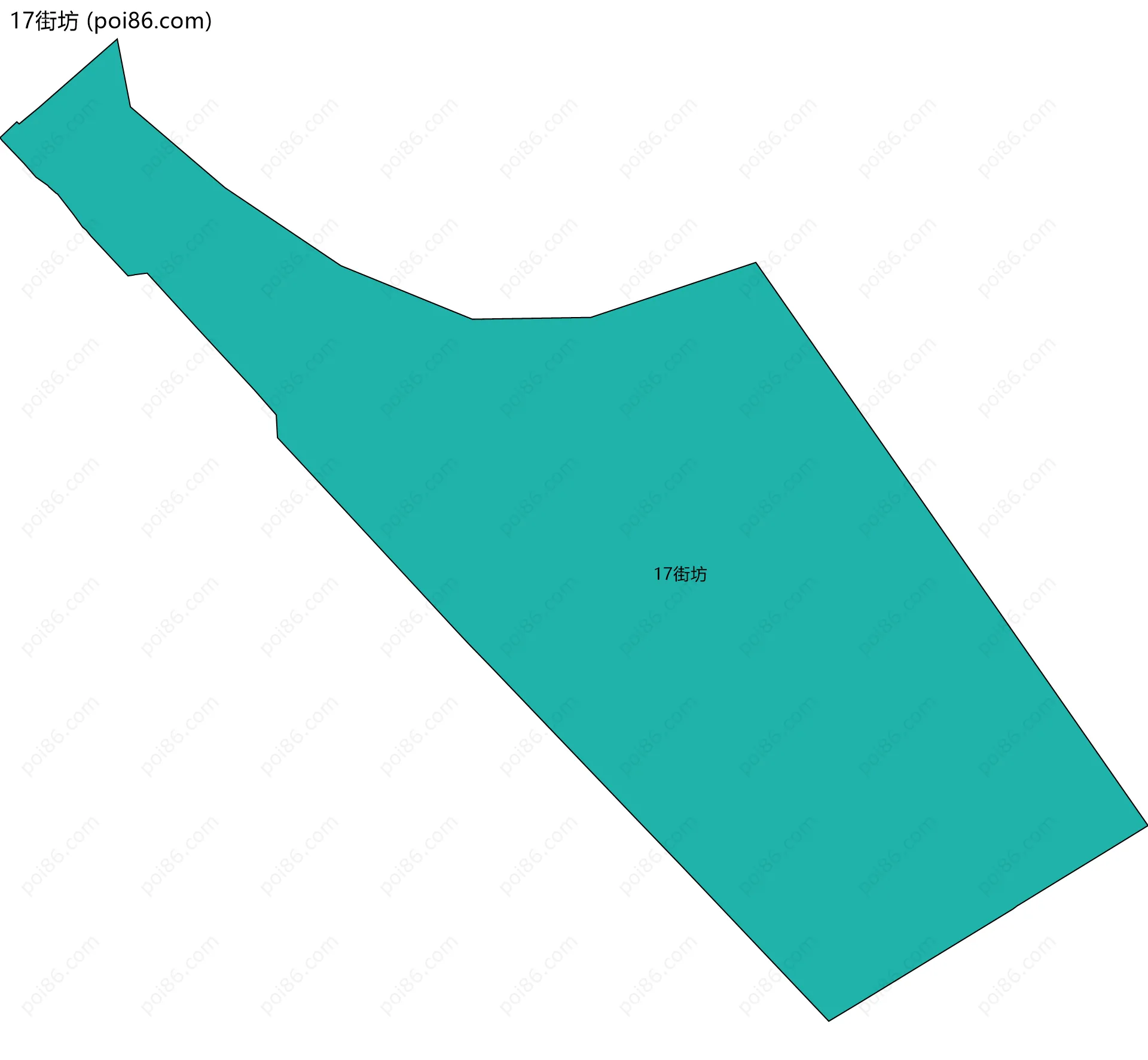 17街坊边界地图