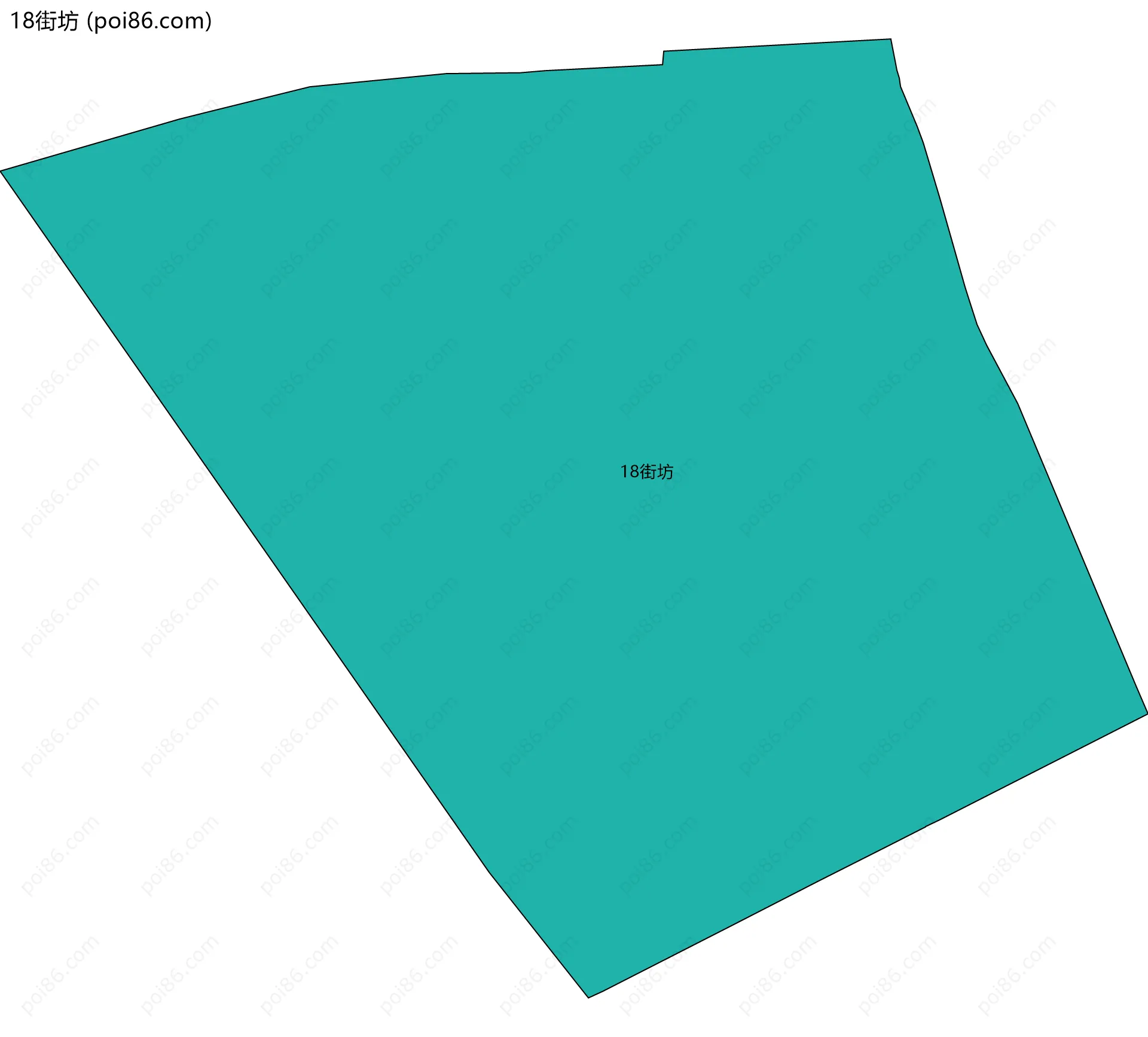 18街坊边界地图