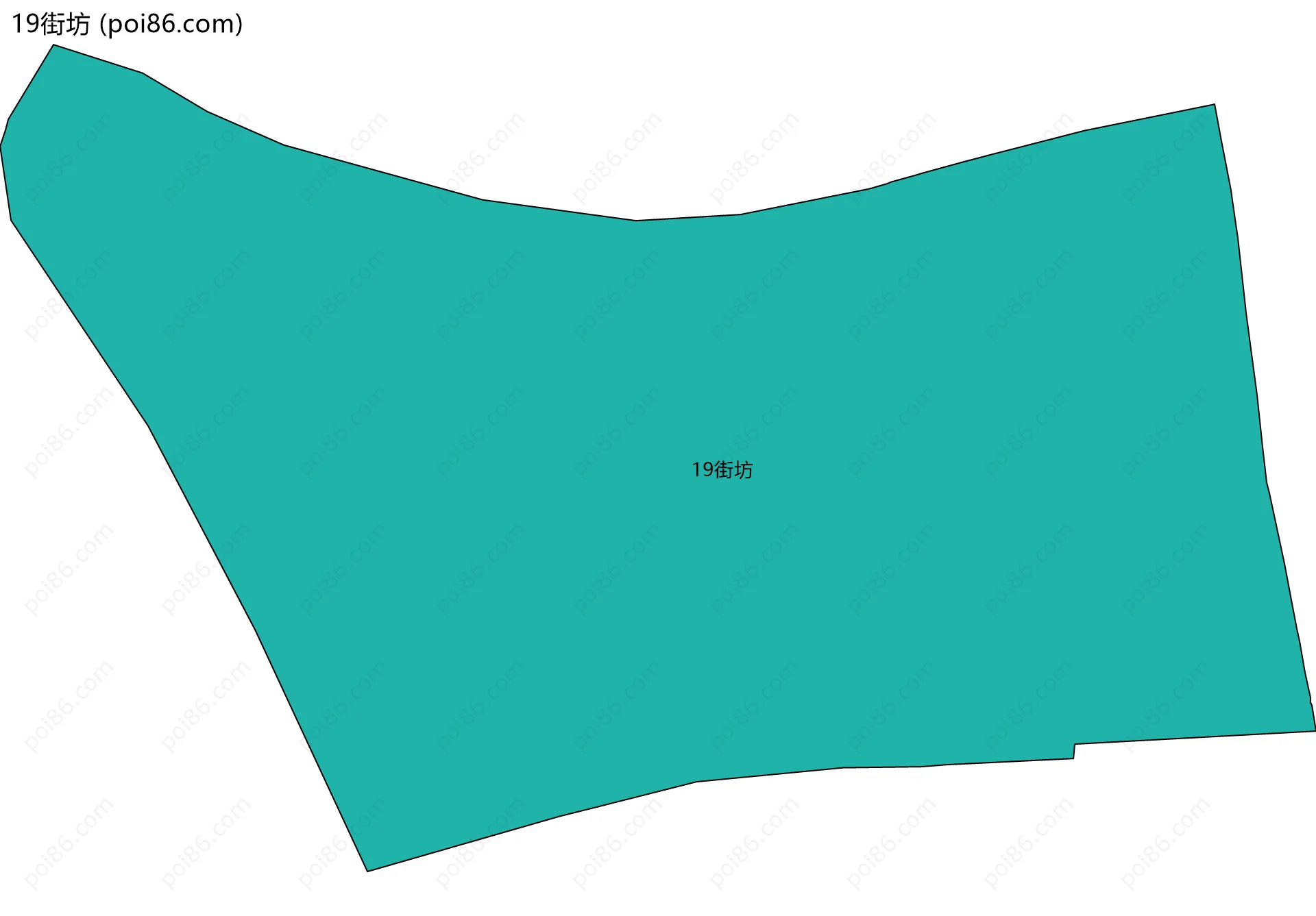 19街坊边界地图