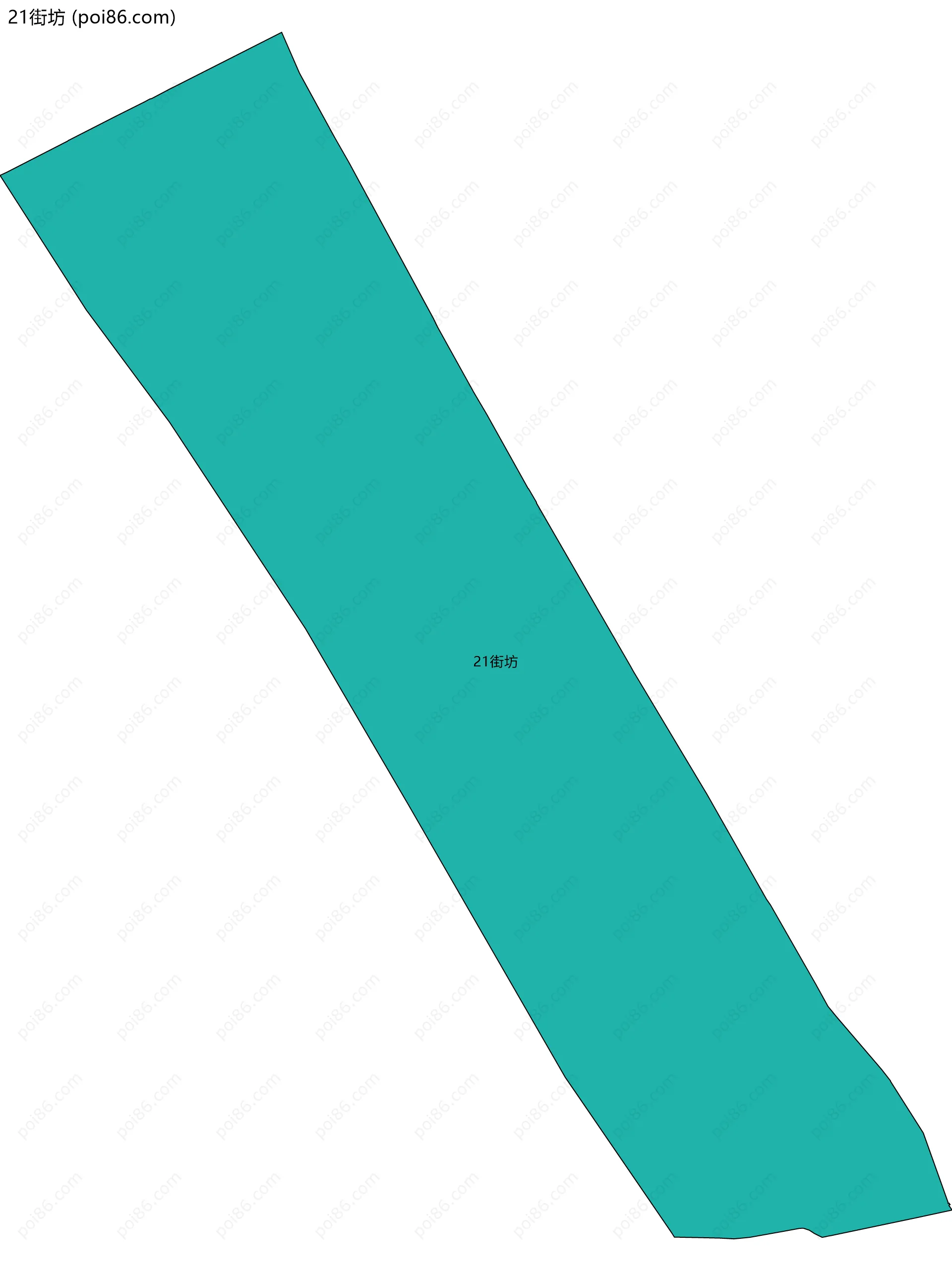 21街坊边界地图