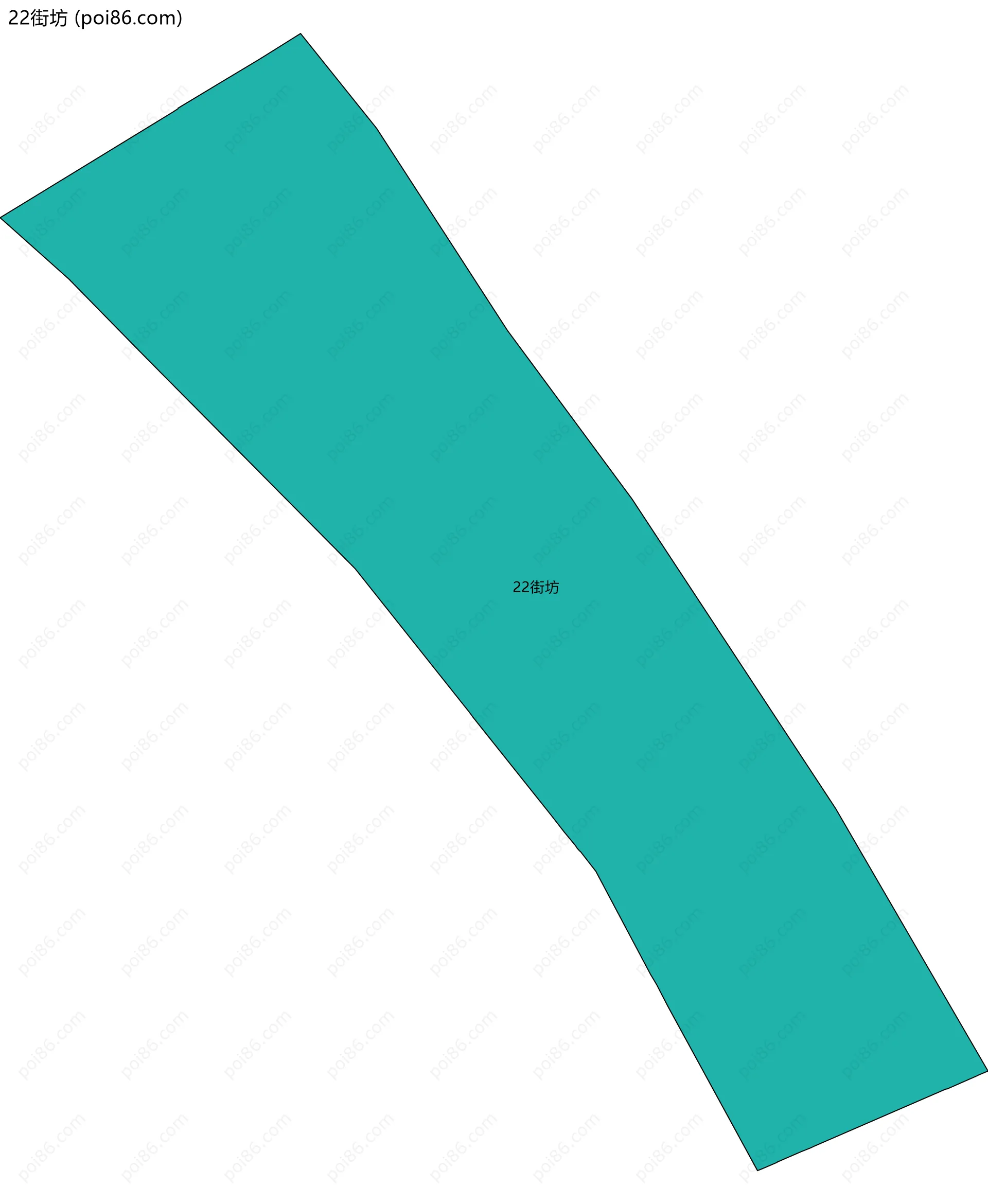 22街坊边界地图
