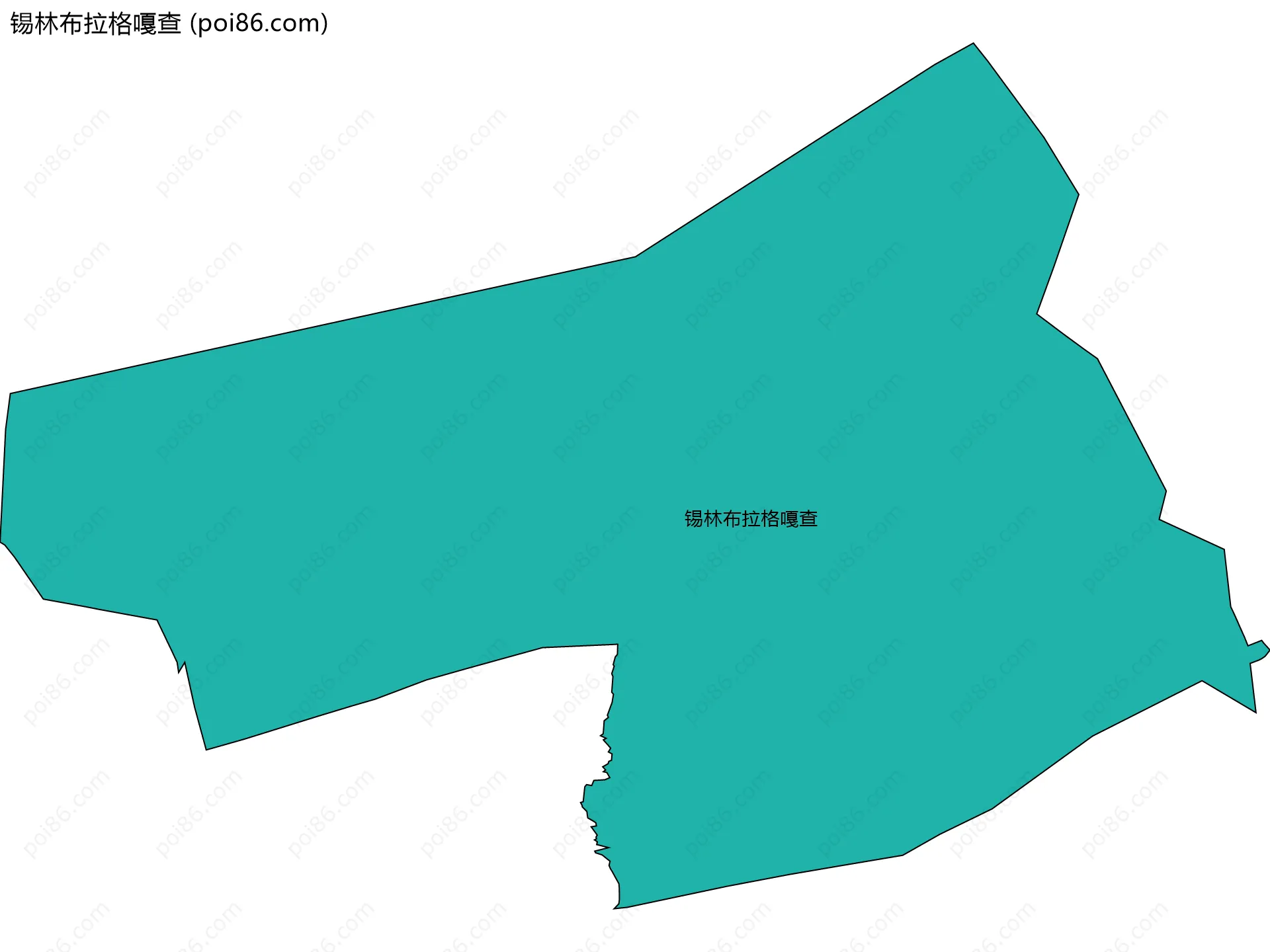锡林布拉格嘎查边界地图
