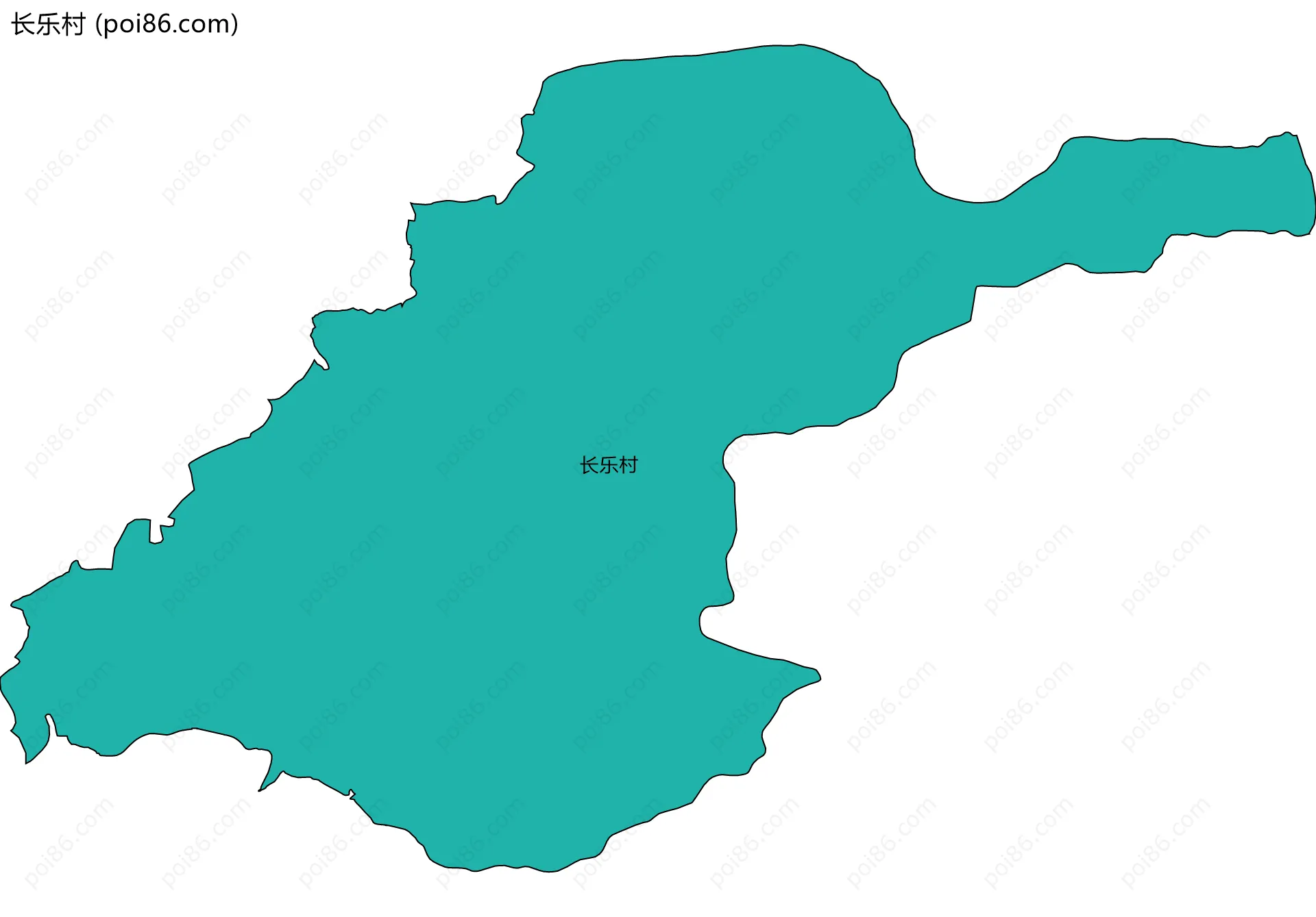 长乐村边界地图