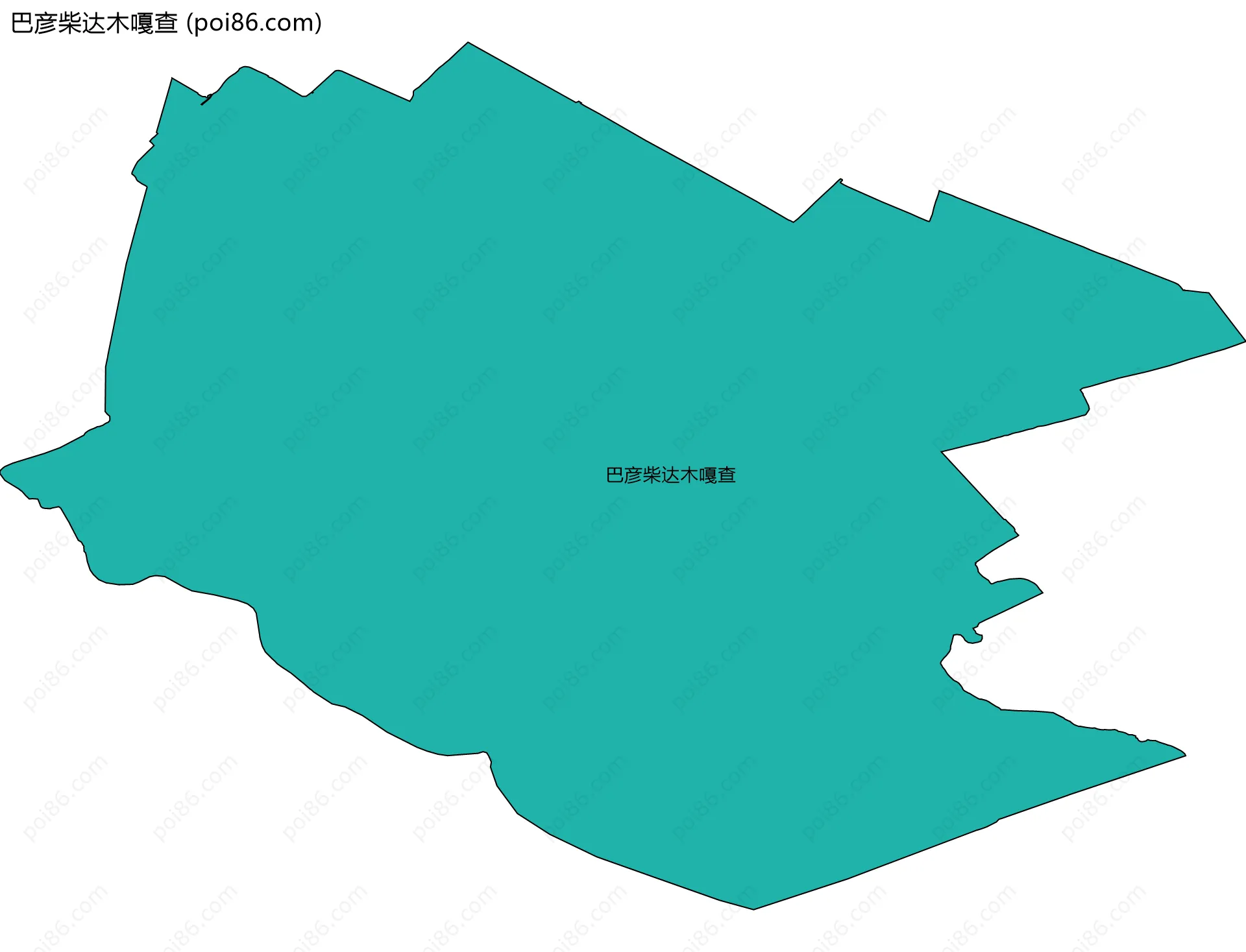 巴彦柴达木嘎查边界地图