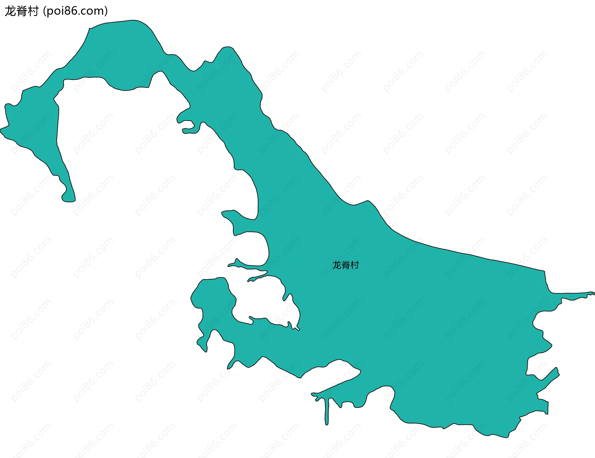 龙脊村边界地图