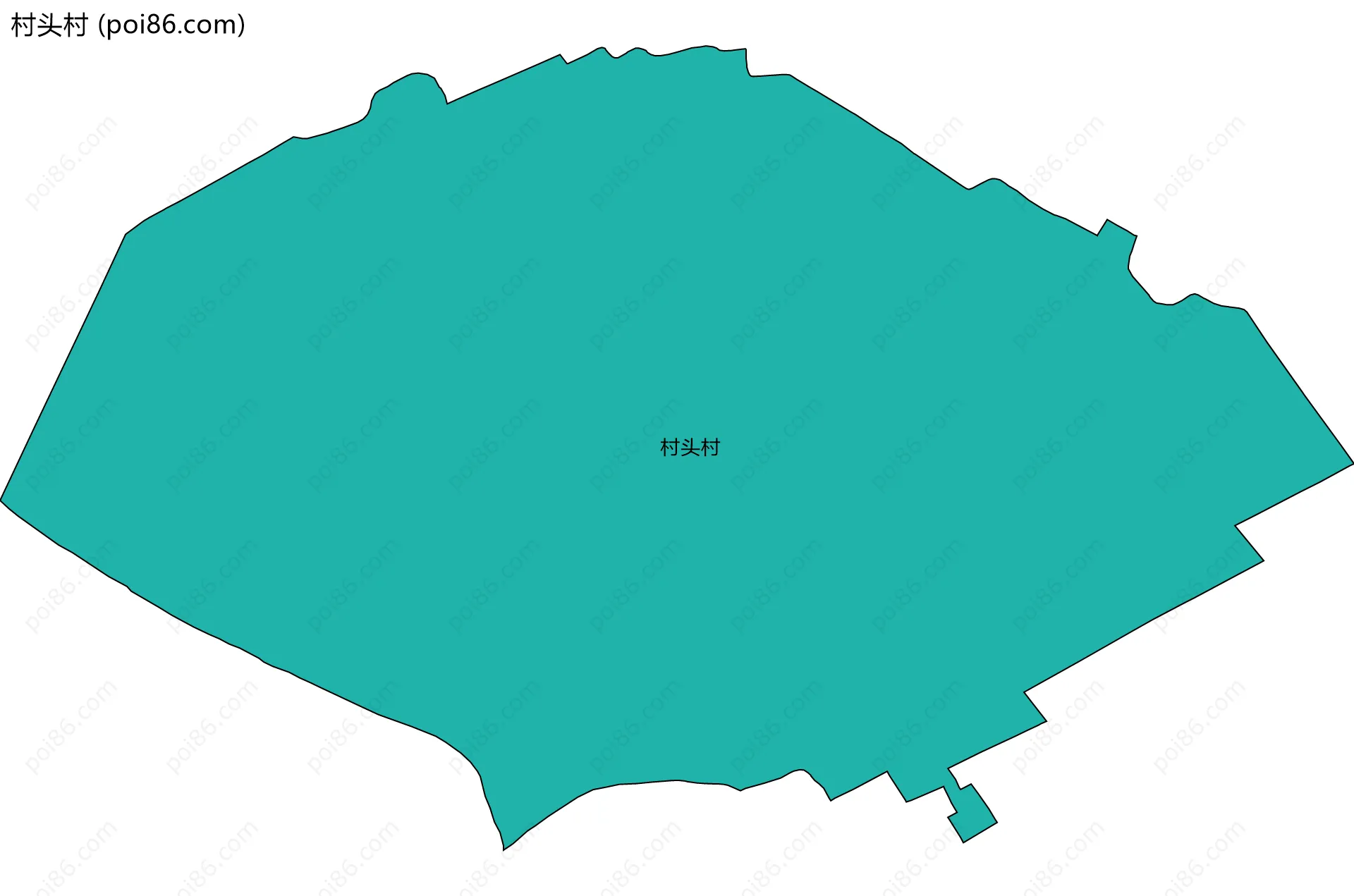 村头村边界地图