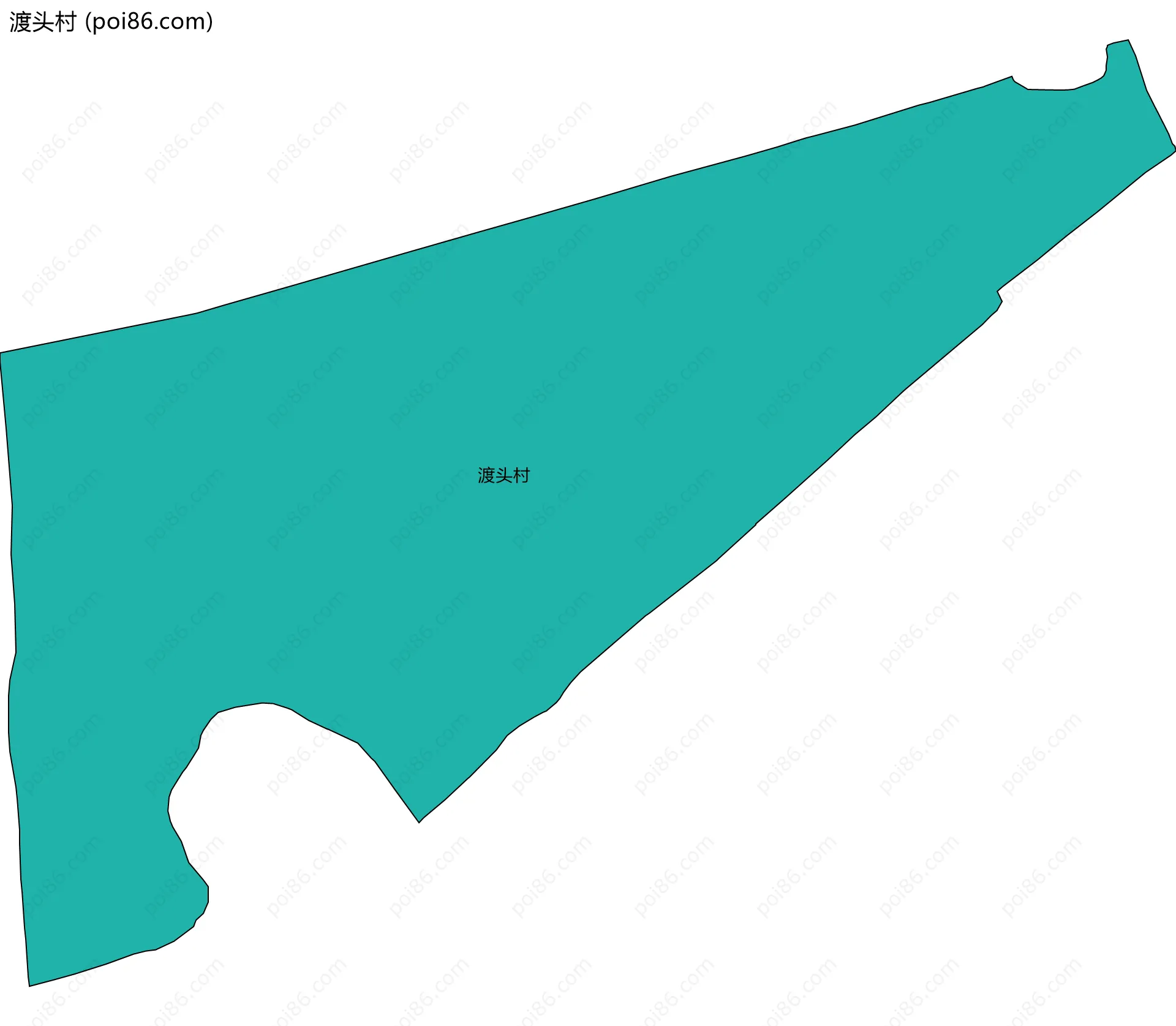 渡头村边界地图