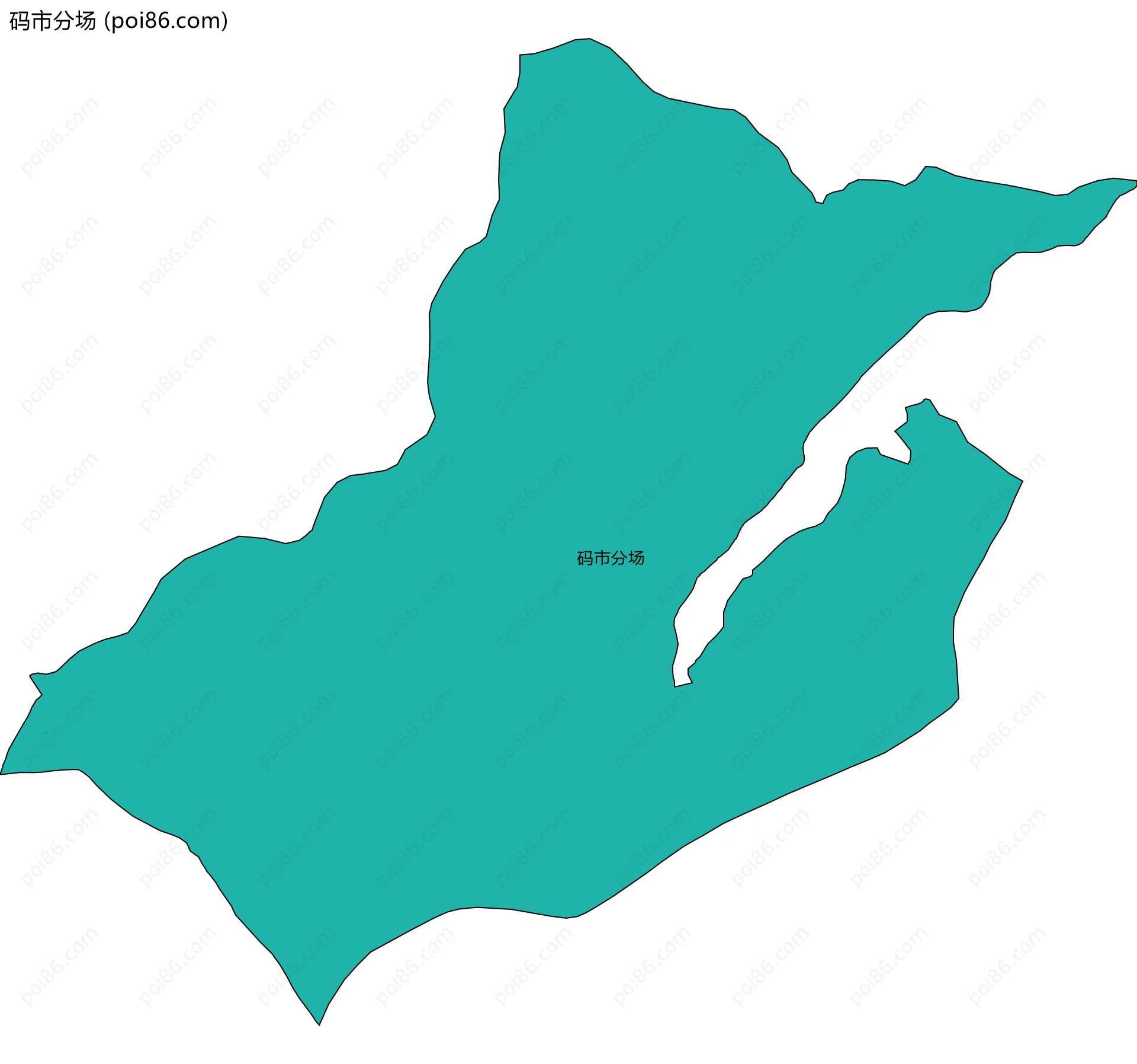 码市分场边界地图