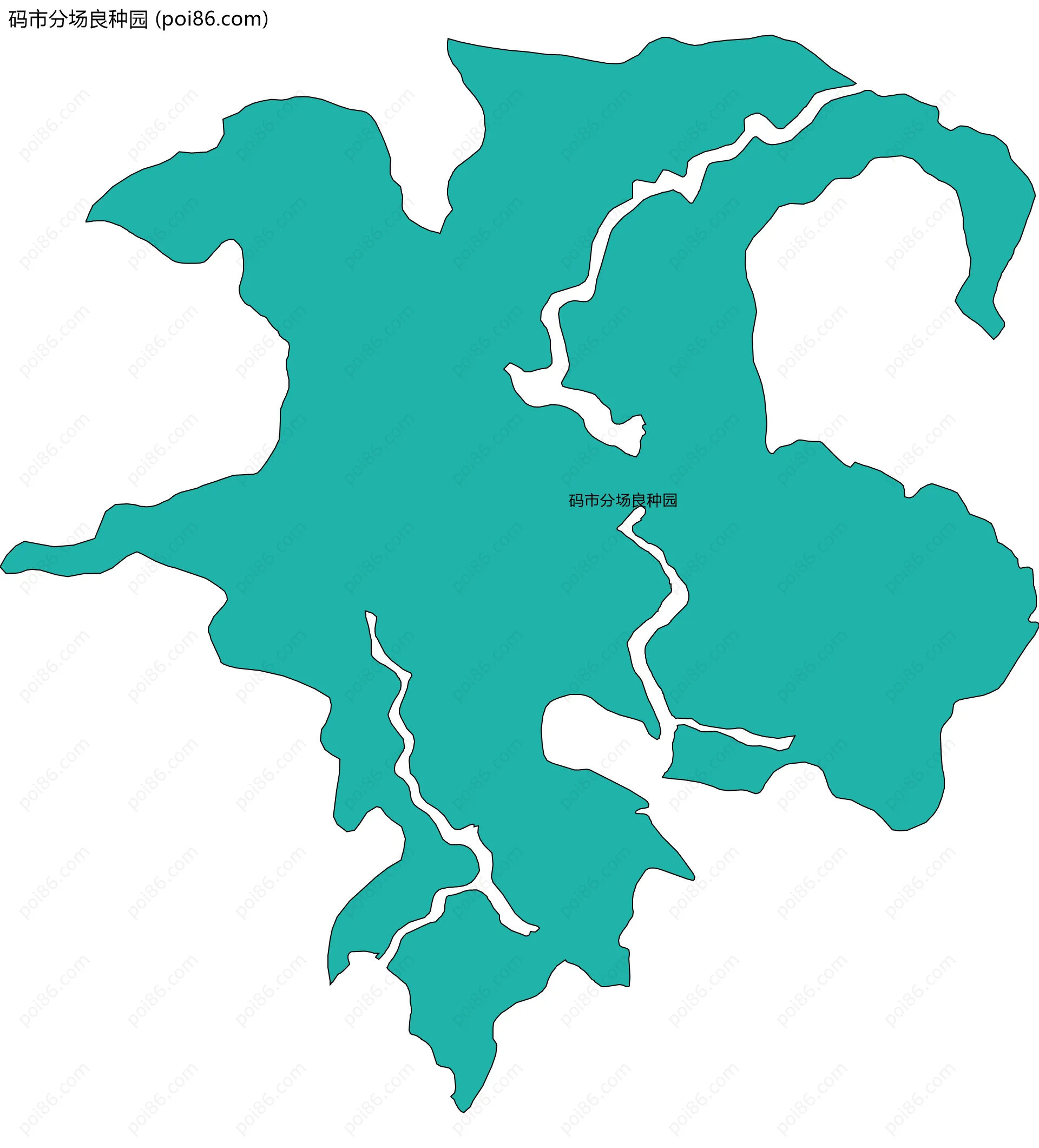 码市分场良种园边界地图