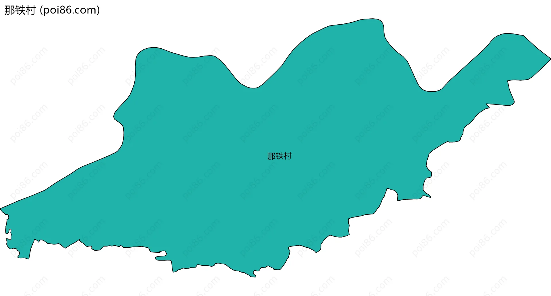 那铁村边界地图