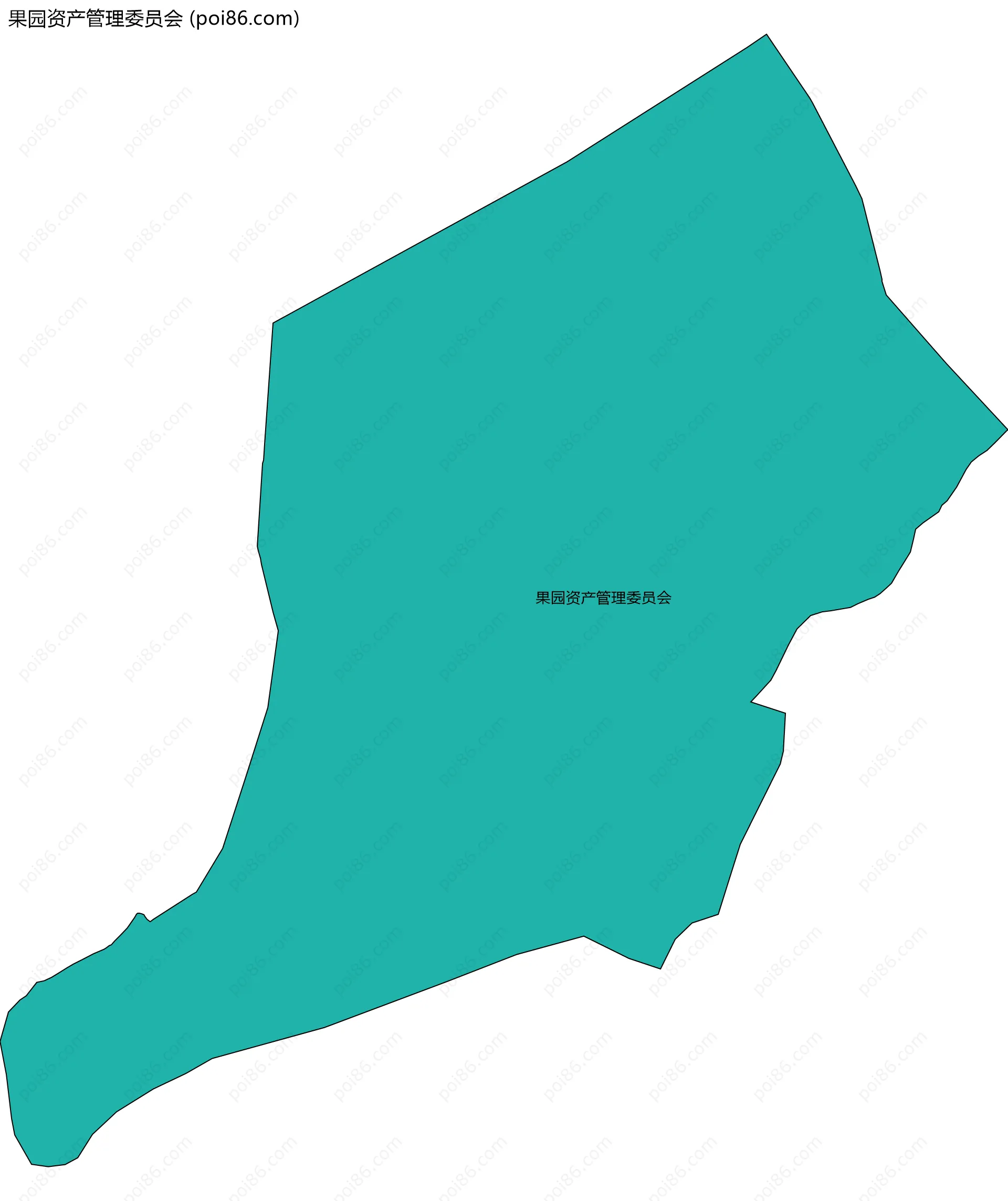 果园资产管理委员会边界地图