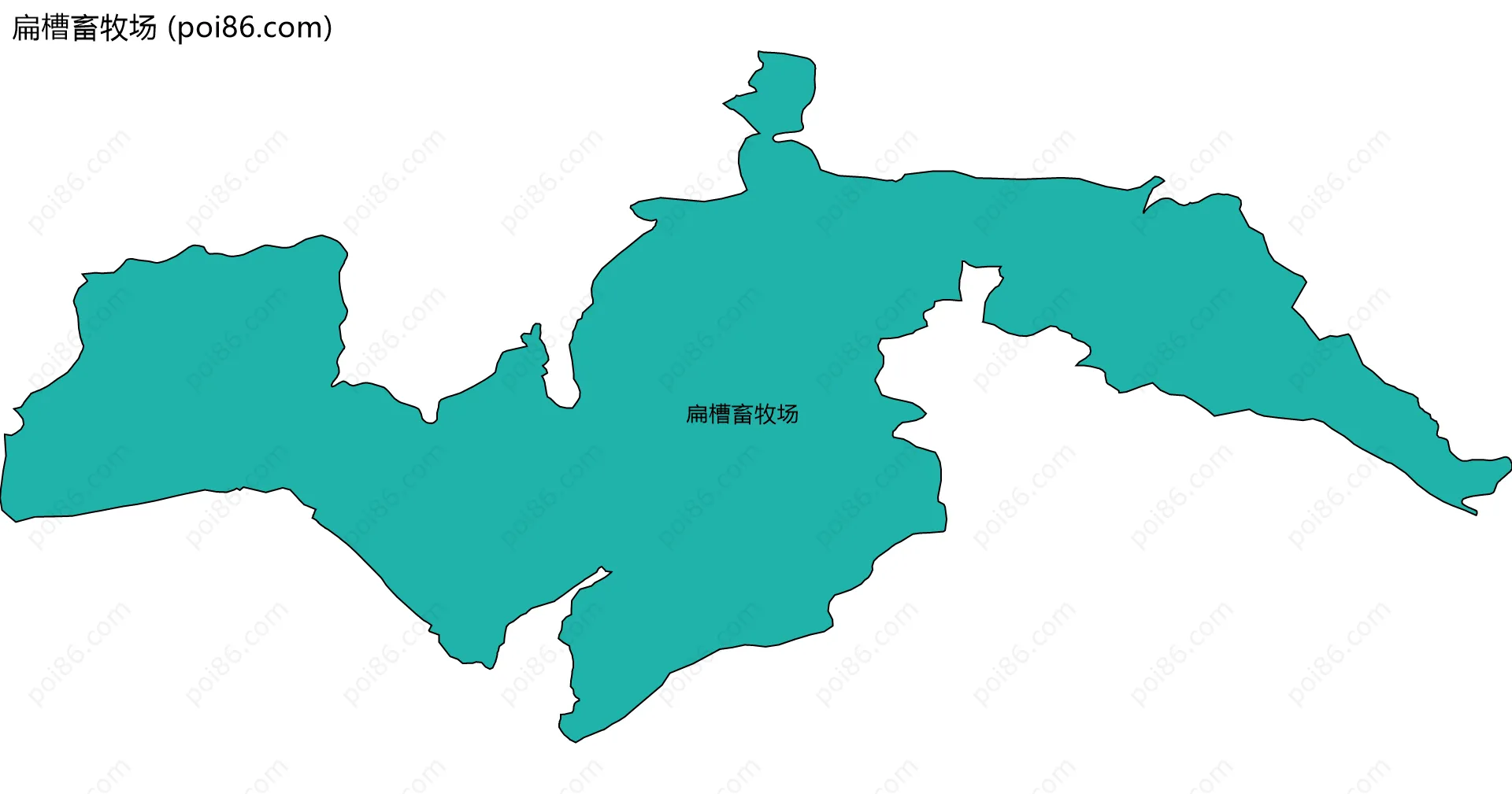 扁槽畜牧场边界地图