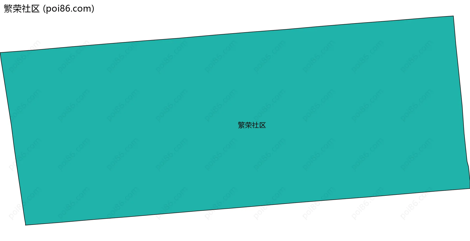 繁荣社区边界地图