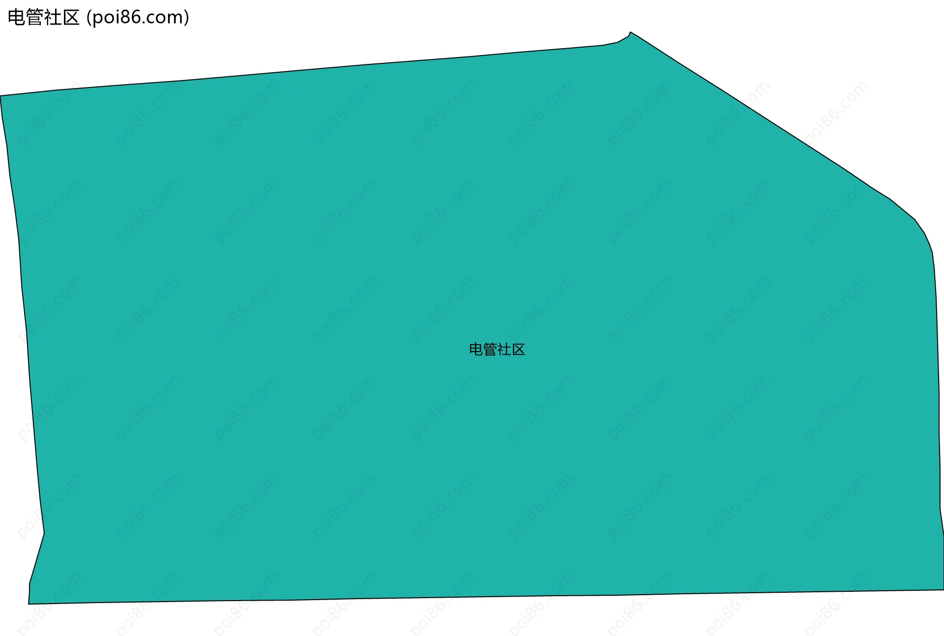 电管社区边界地图