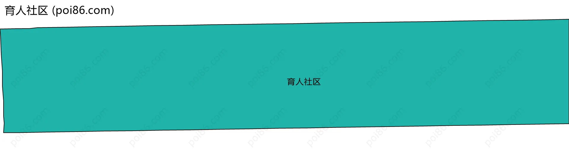 育人社区边界地图