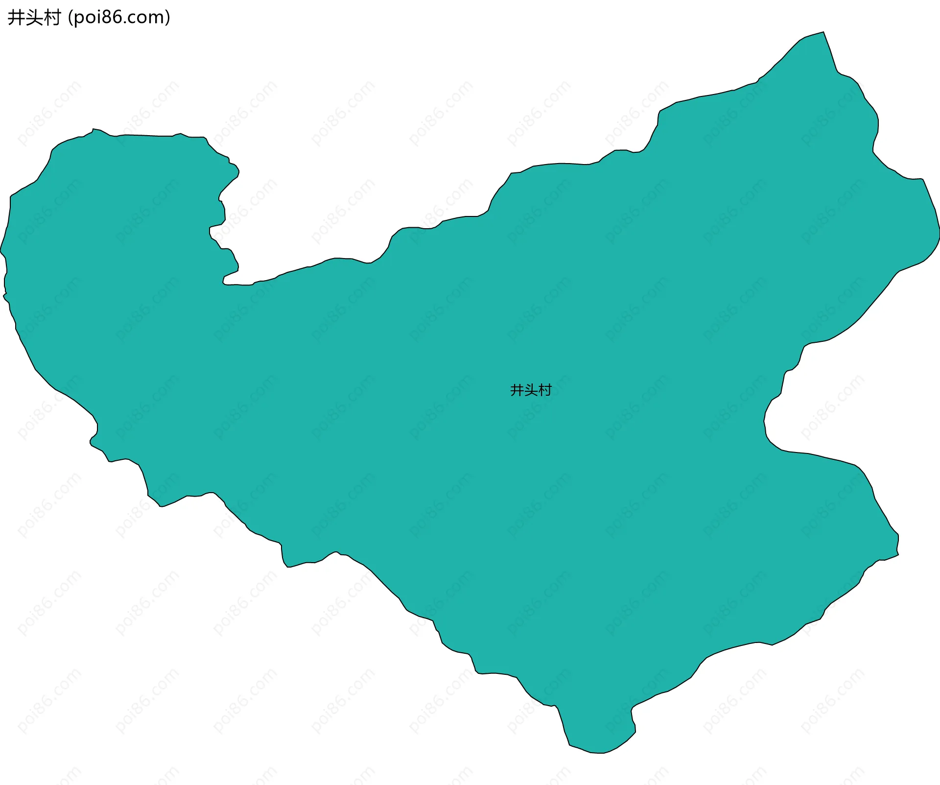 井头村边界地图