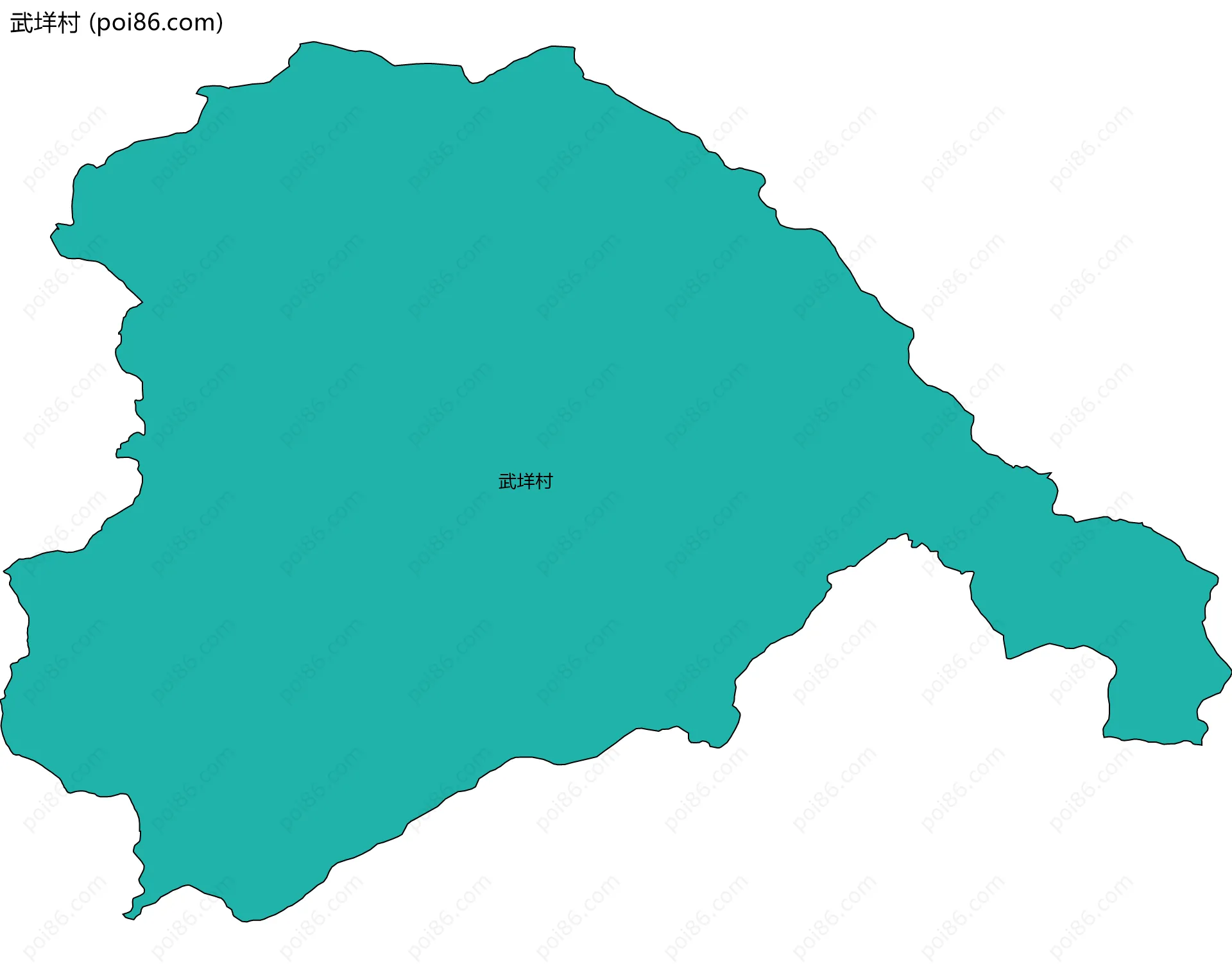 武垟村边界地图