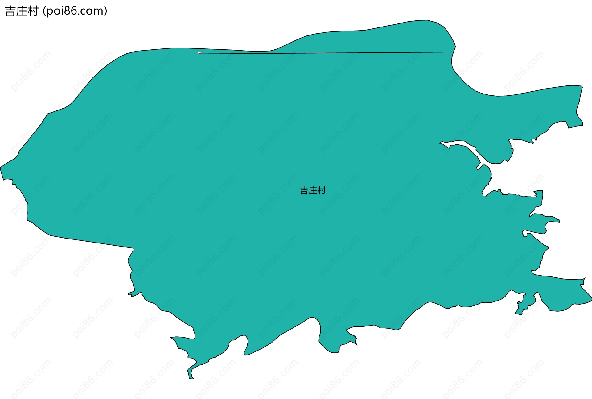 吉庄村边界地图