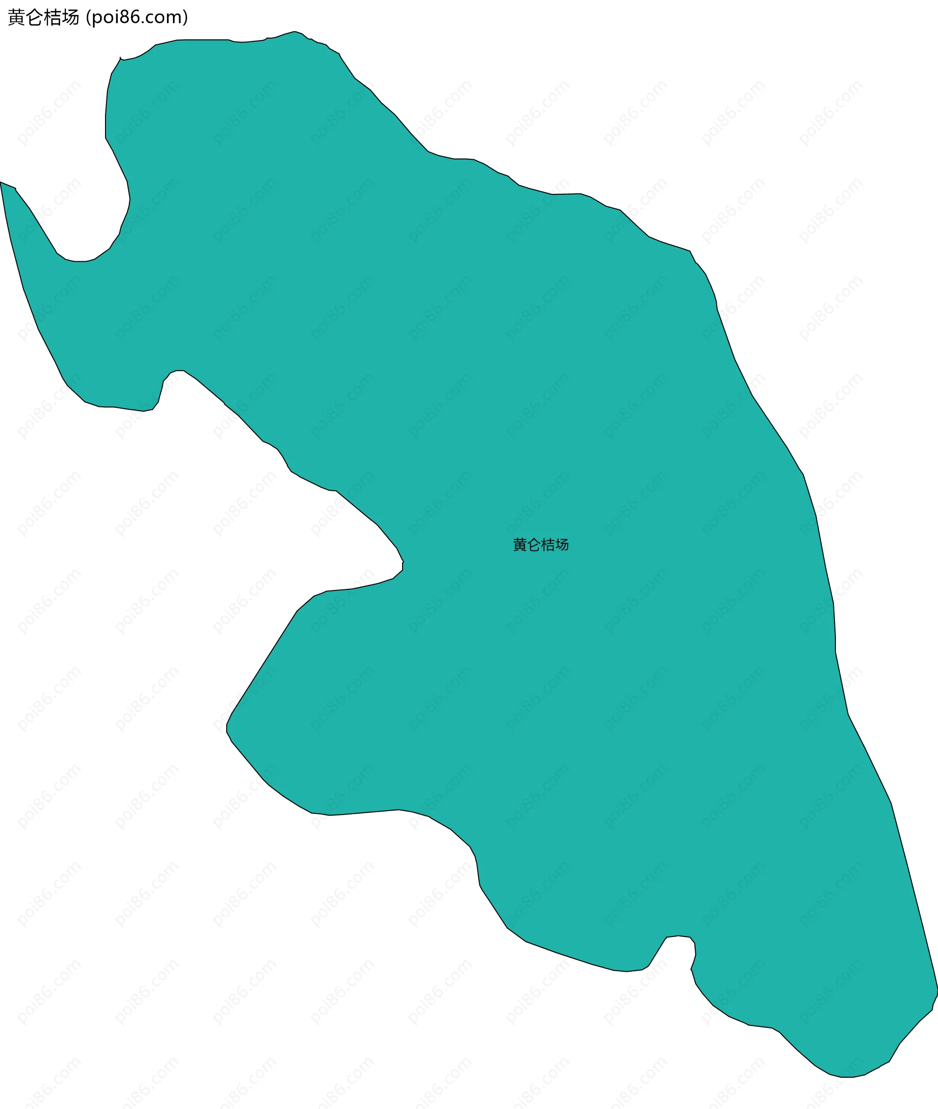 黄仑桔场边界地图