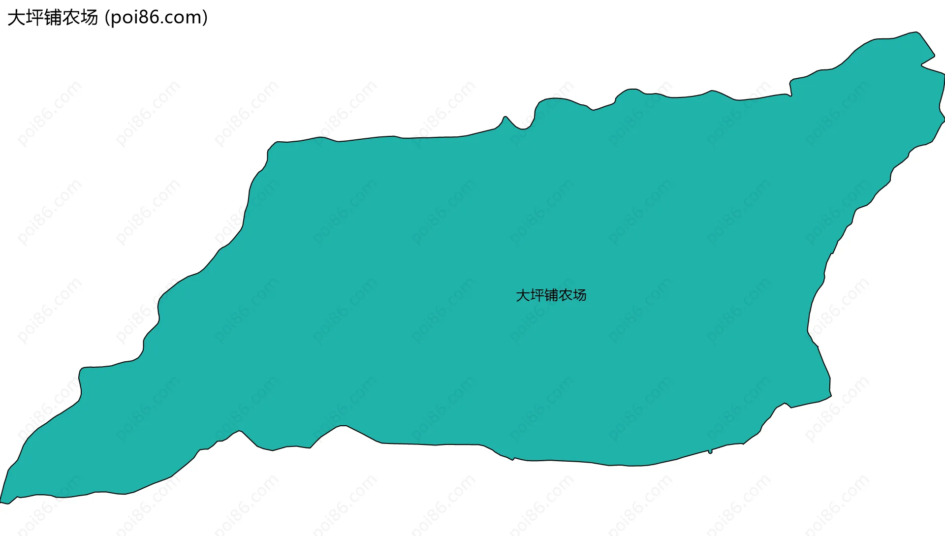 大坪铺农场边界地图