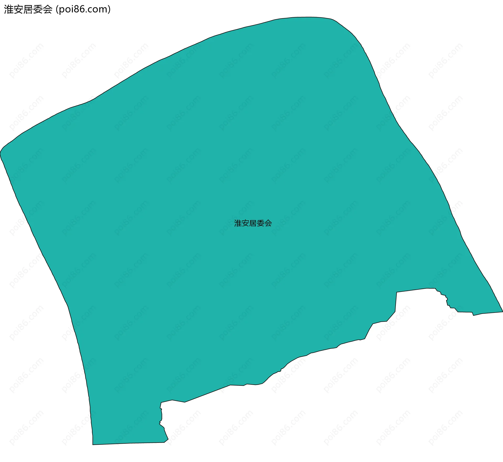淮安居委会边界地图