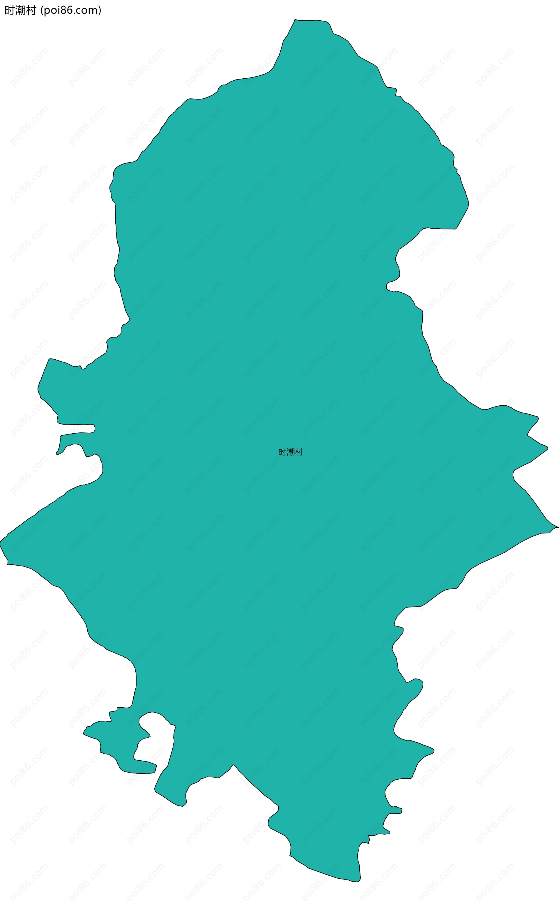 时潮村边界地图