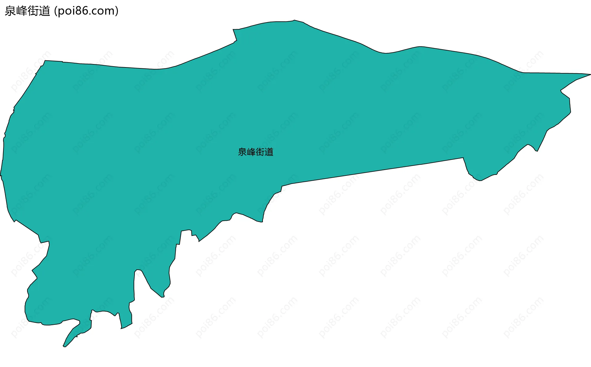 泉峰街道边界地图