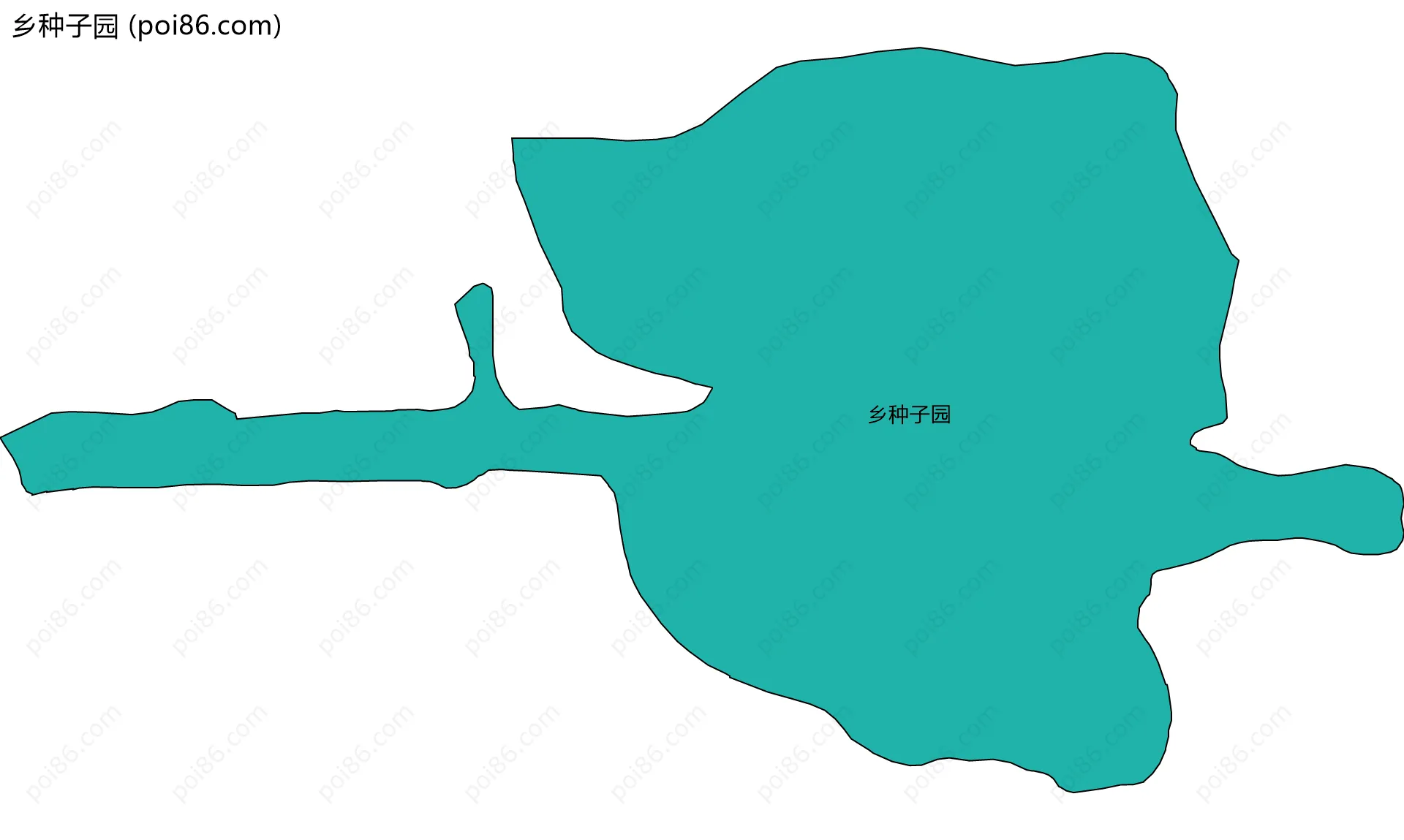 乡种子园边界地图