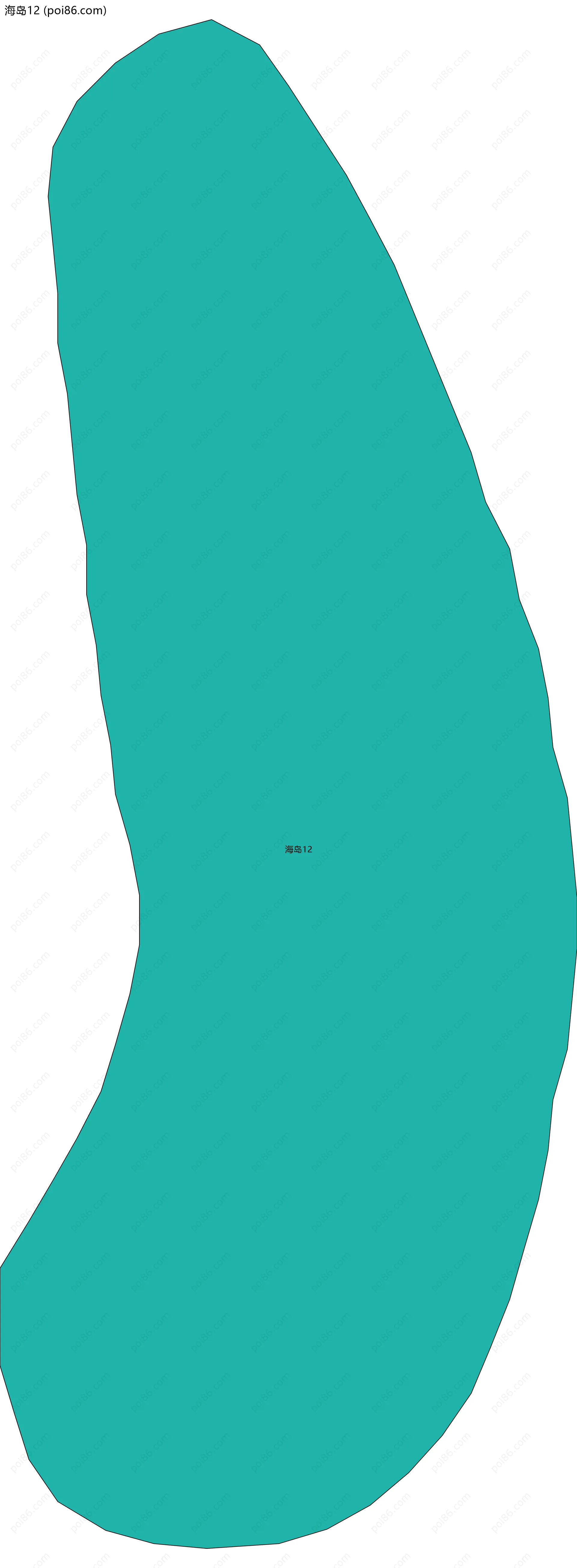 海岛12边界地图